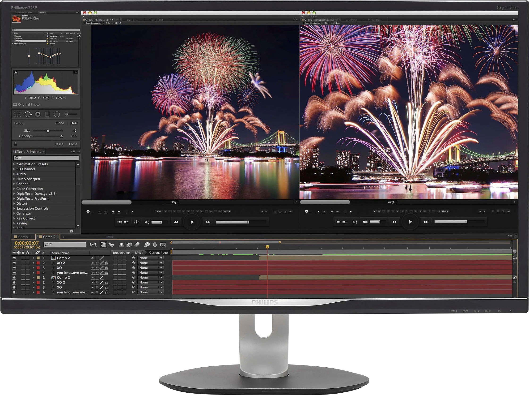 Philips LED-Monitor »328P6VUBREB«, 80 cm/31,5 Zoll, 3840 x 2160 px, 60 Hz