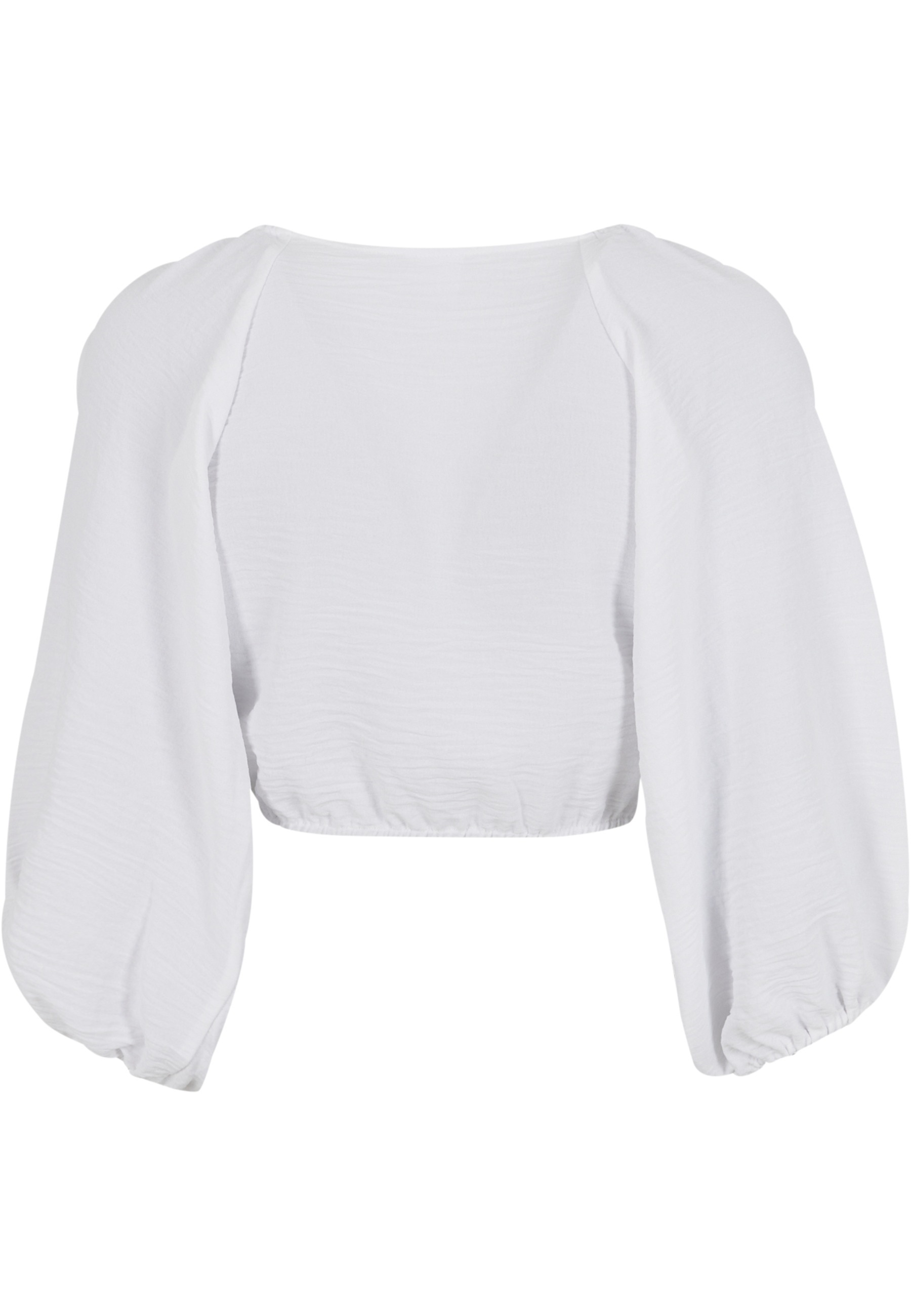 URBAN CLASSICS Klassische Bluse "Urban Classics Ladies Structured Knotted B günstig online kaufen