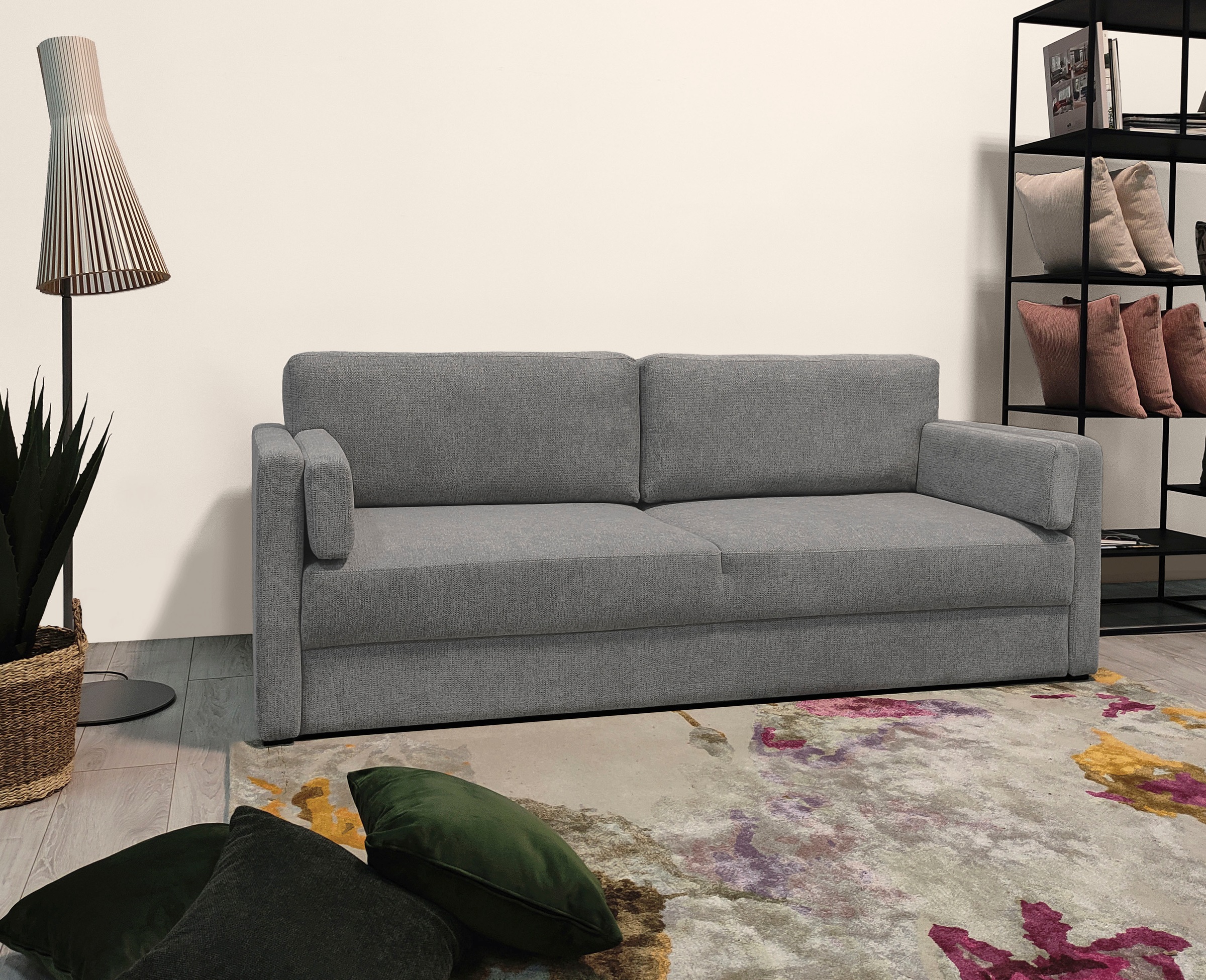 Home affaire Schlafsofa »Calrence«, mit aufklappbarer Bettfunktion, zwei Armlehnvarianten in der Serie