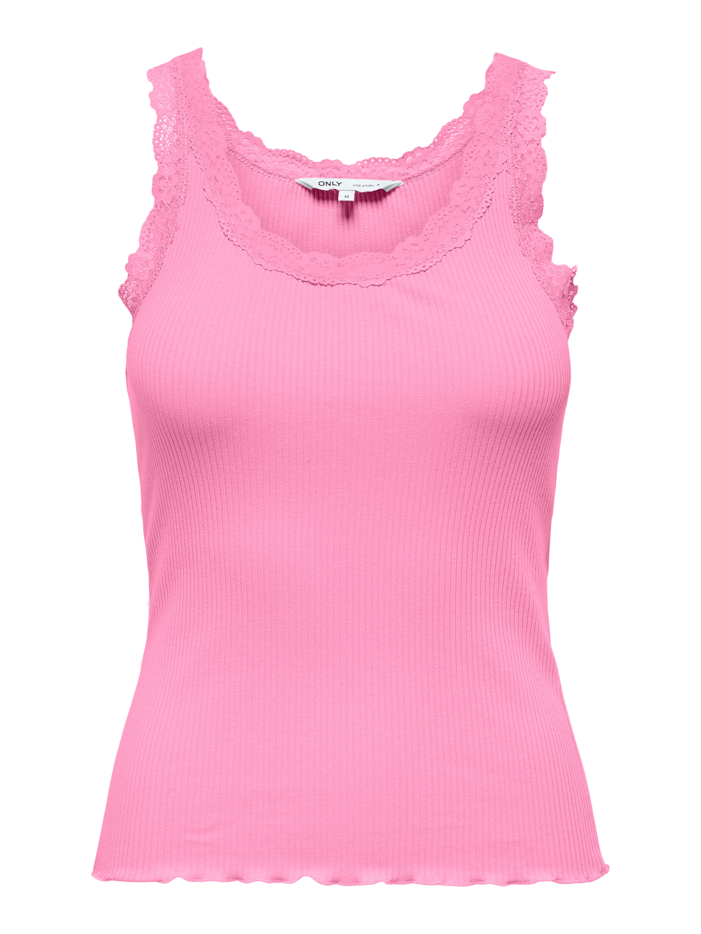 ONLY Tanktop "ONLSARA – Tanktop mit Spitzendetail am Ausschnitt", regular f günstig online kaufen