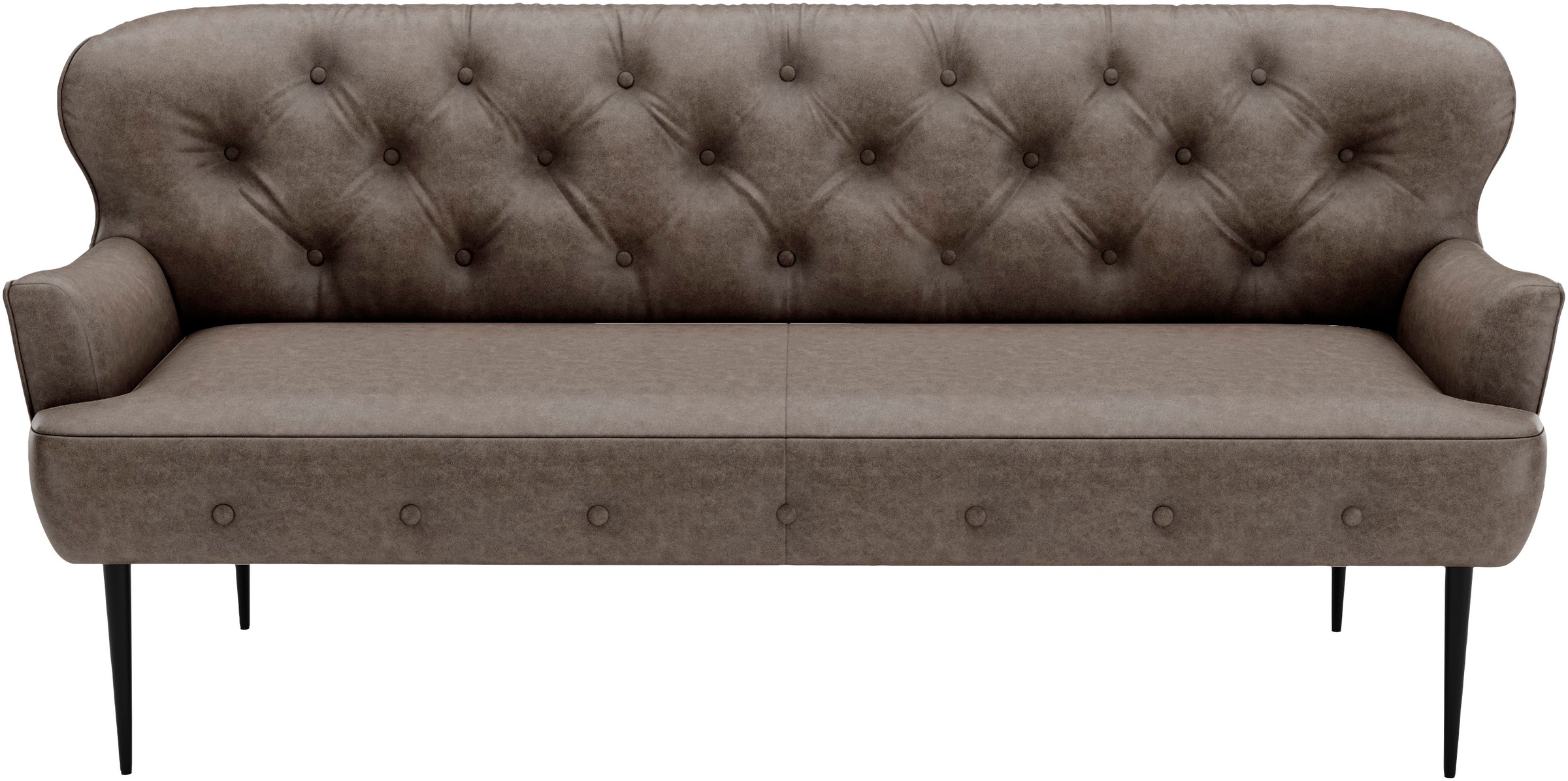 Home affaire 3-Sitzer "Amber" mit Knopfheftung,in verschieden Stoffarten günstig online kaufen