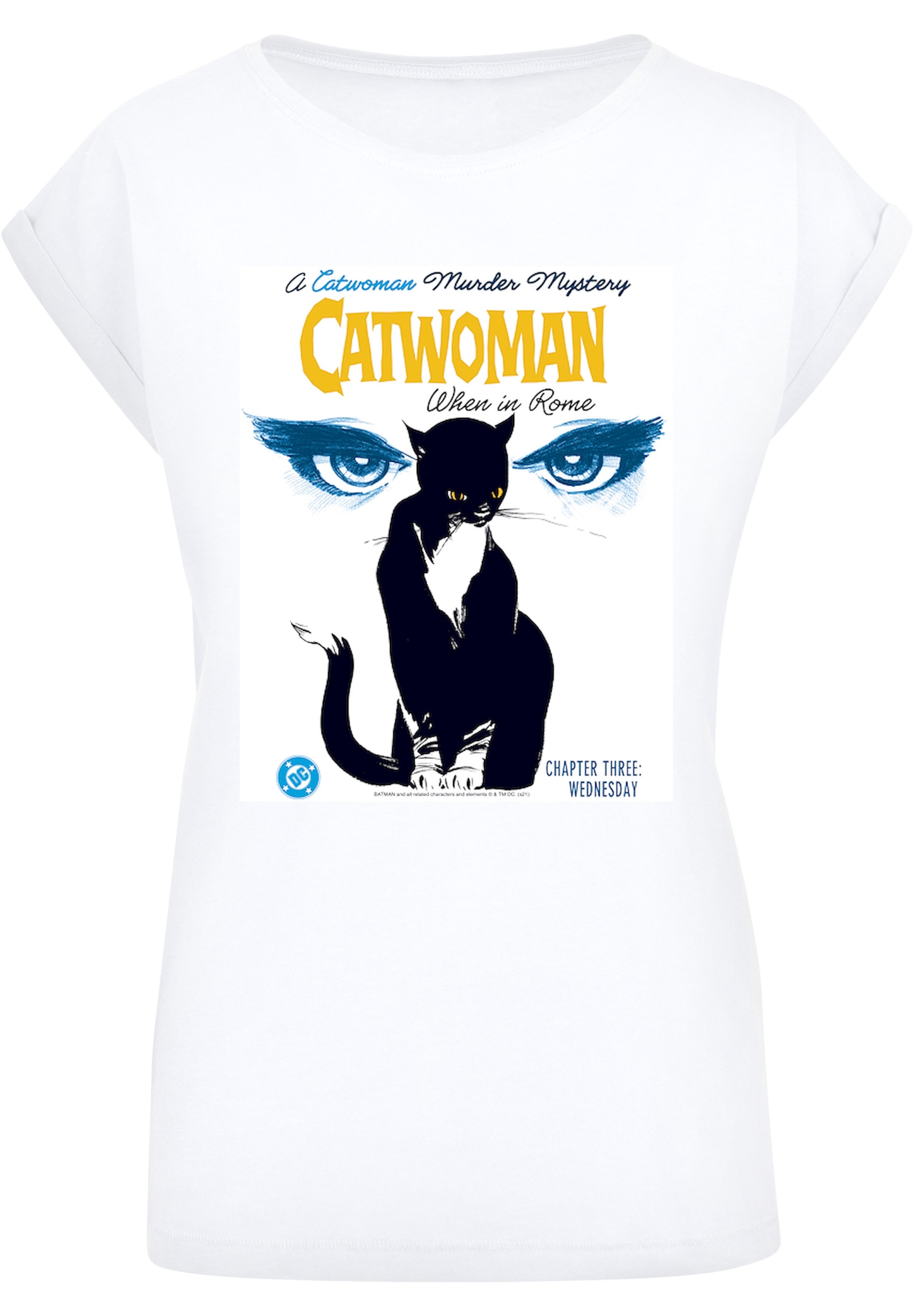 F4NT4STIC T-Shirt »DC Comics Batman Catwoman When In Rome«, Damen,Premium Merch,Regular-Fit,Kurze Ärmel,Bedruckt