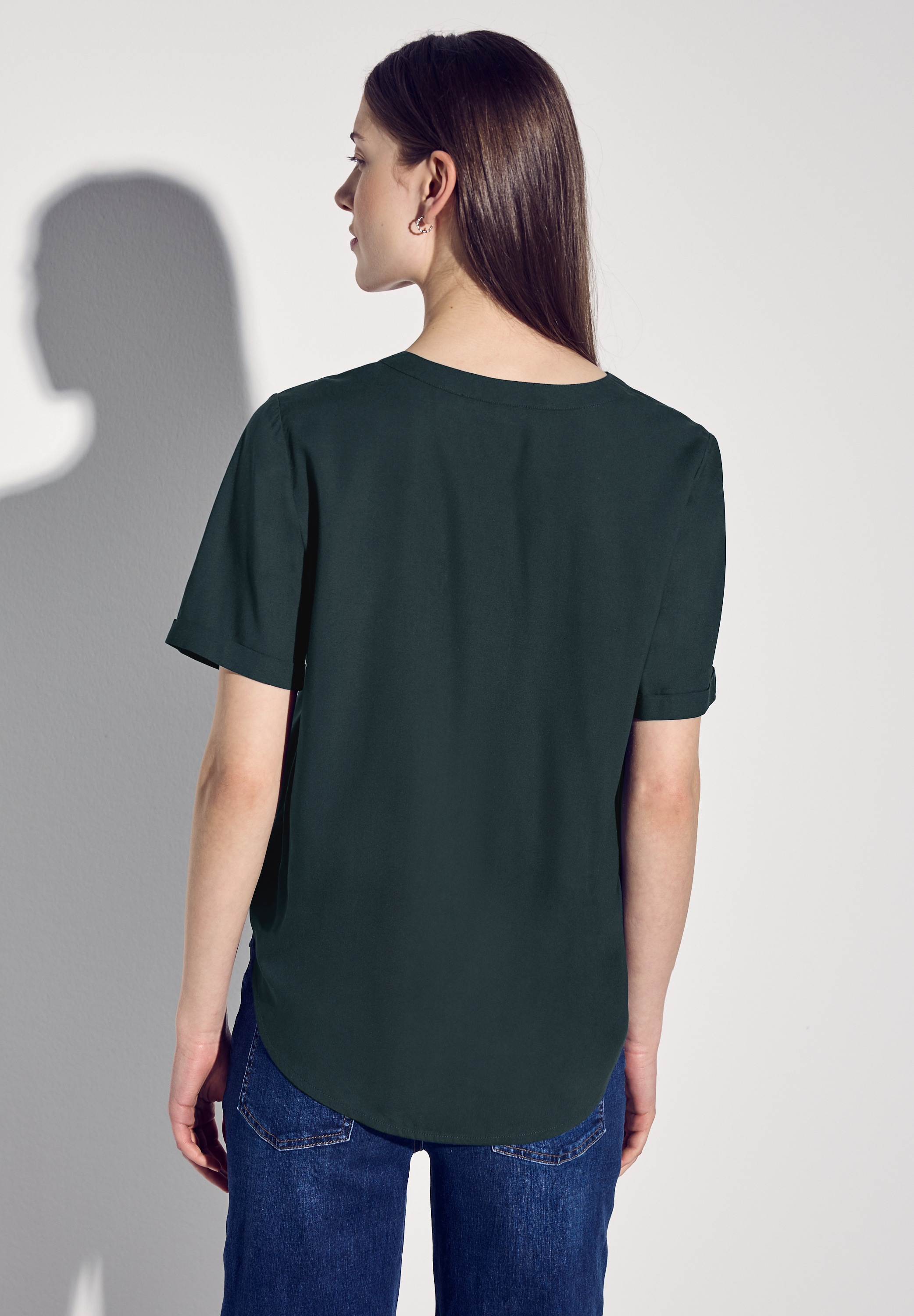 STREET ONE Hemdbluse, aus softer Viskose