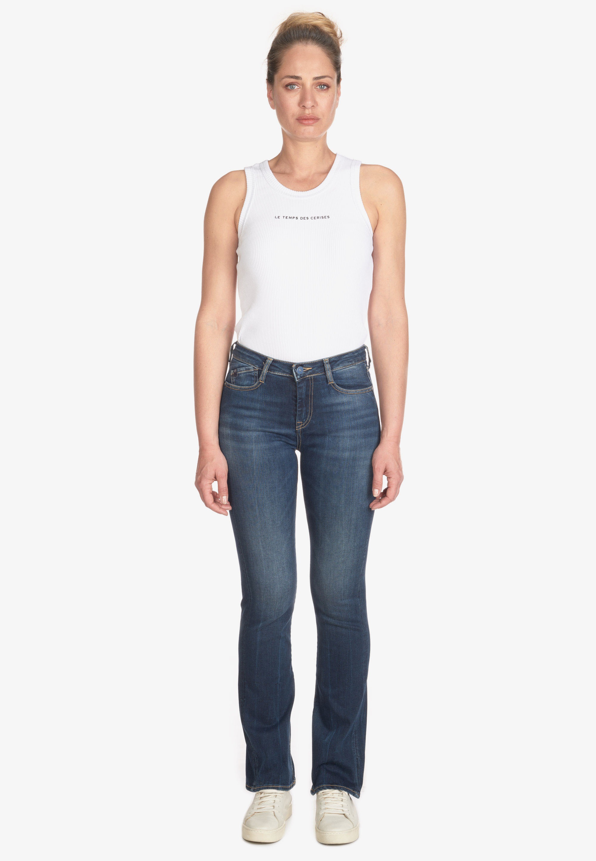 Le Temps Des Cerises Bequeme Jeans »POWERB«, mit leicht ausgestellten Beinen
