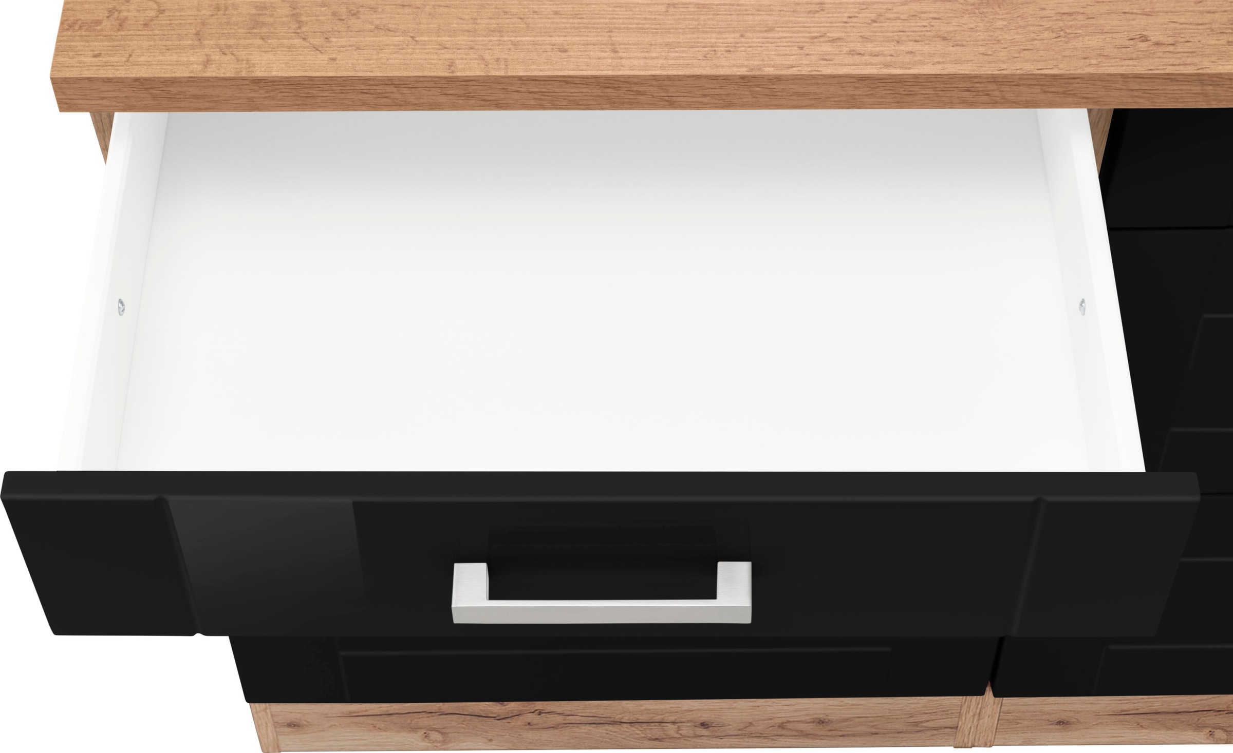 KOCHSTATION Küchenzeile »KS-Tinnum« mit E-Geräten, Breite 360 cm