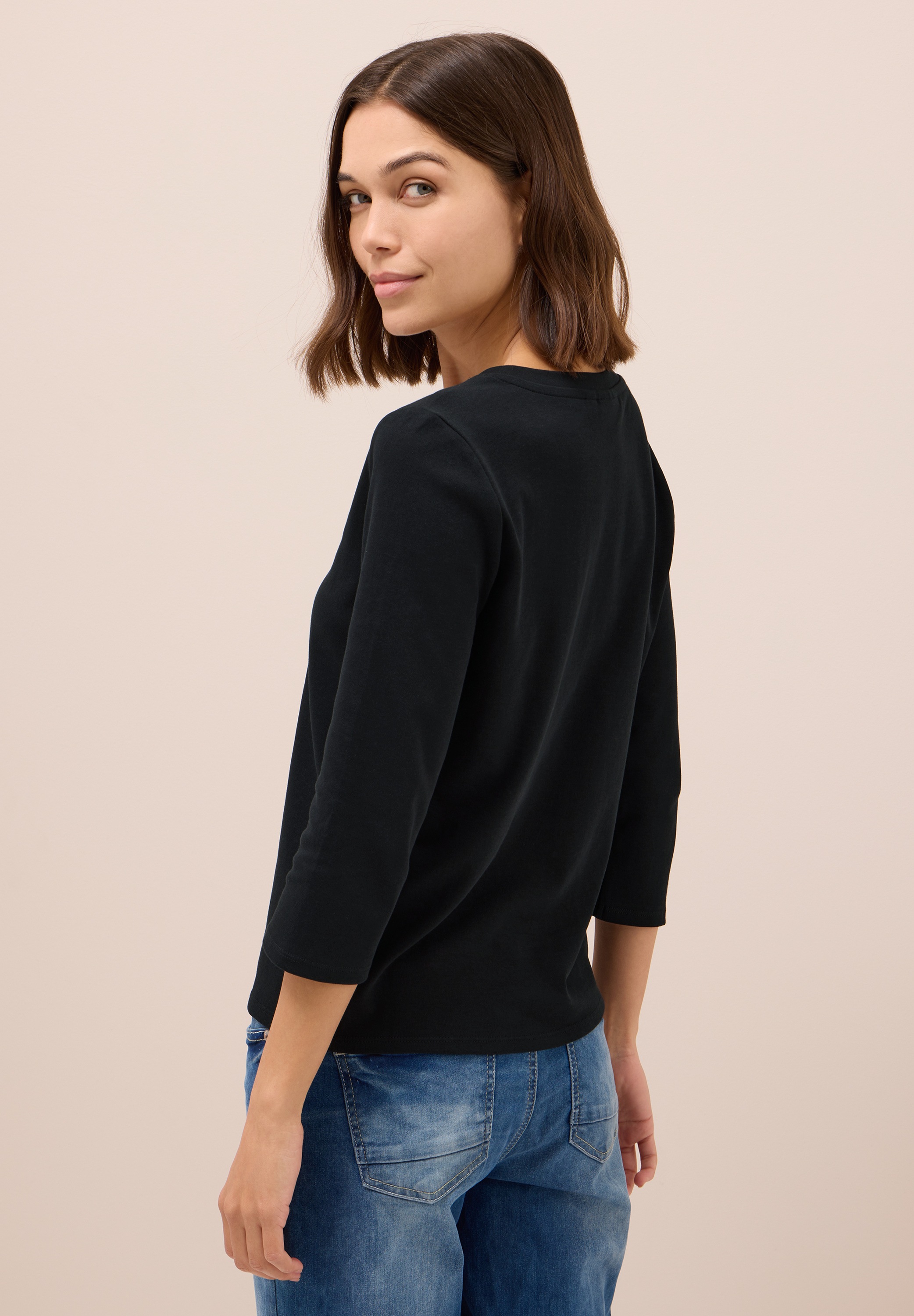 Cecil T-Shirt, aus reiner Baumwolle