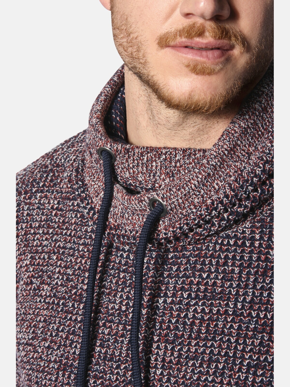 Jan Vanderstorm Schalkragenpullover »Pullover LARNO«, (1 tlg.)