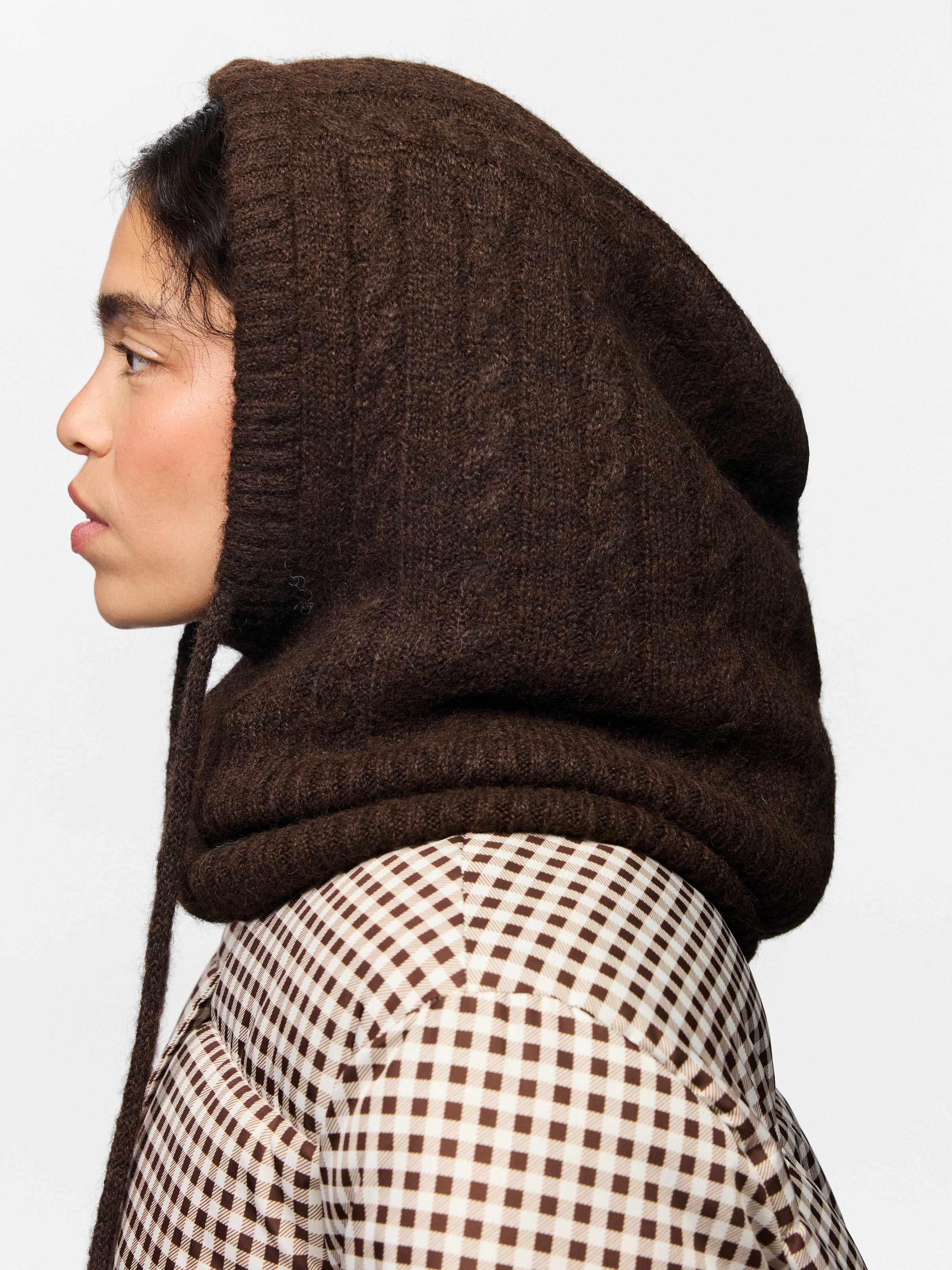 pieces Strickmütze »PCNAMBI CABLE BALACLAVA NOOS BC« Materialmix