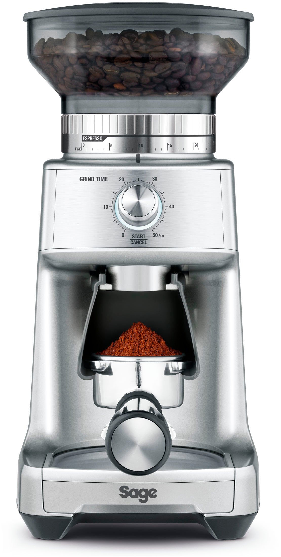 Kaffeemühle »the Dose Control Pro SCG600SIL«, 240 W, Kegelmahlwerk, 350 g Bohnenbehälter