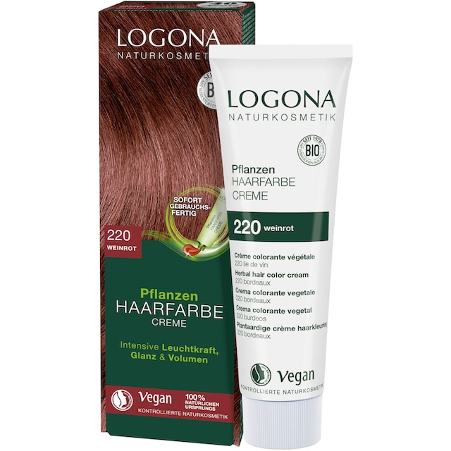 LOGONA Haarfarbe »Logona Pflanzen-Haarfarbe Creme« online kaufen | BAUR