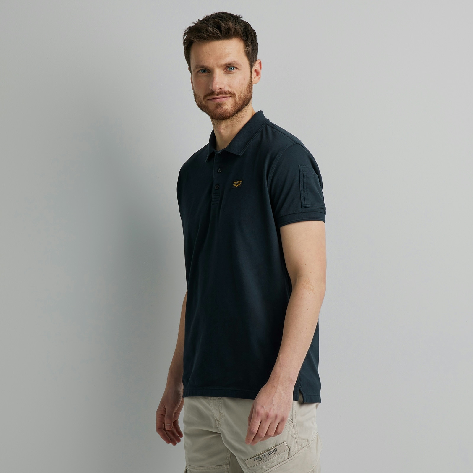 PME LEGEND Poloshirt, mit Logostickerei