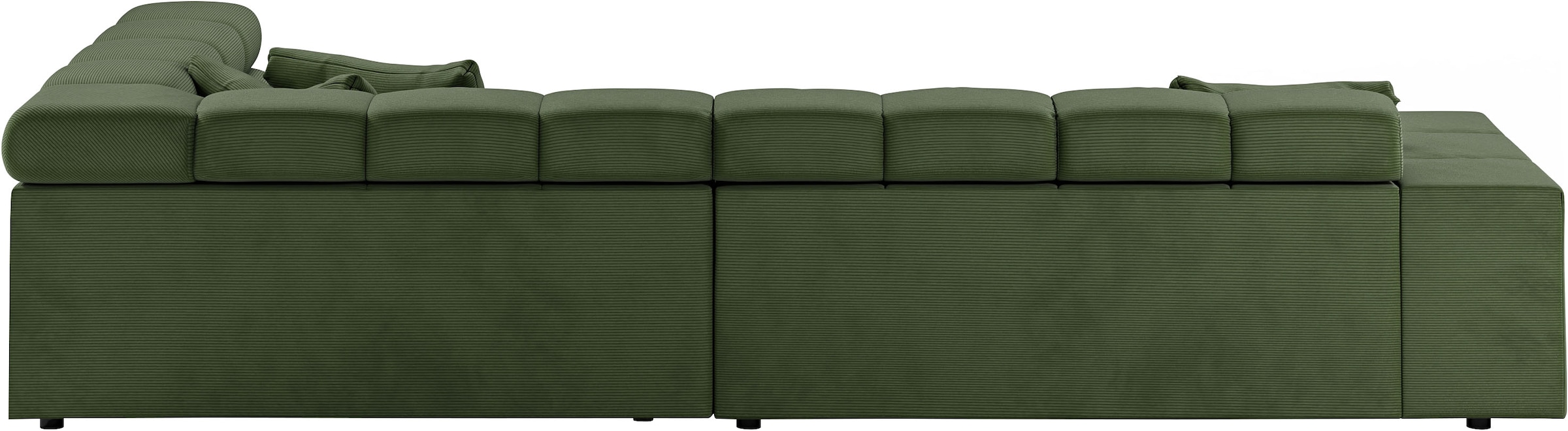 INOSIGN Ecksofa »Ancona incl. Kopfteilverstellung, OTTOs Choice, Breite 319cm, L-Form«, wahlweise motorische Sitztiefenverstellung, auch in Cord + Easy Care