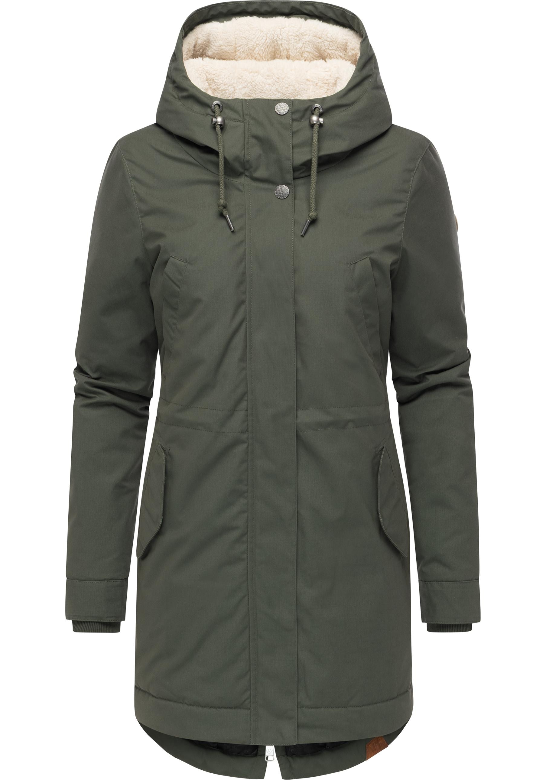 Ragwear Kurzmantel "Cannas YOUMODO", Kurzer Damen Mantel mit verstellbarer günstig online kaufen