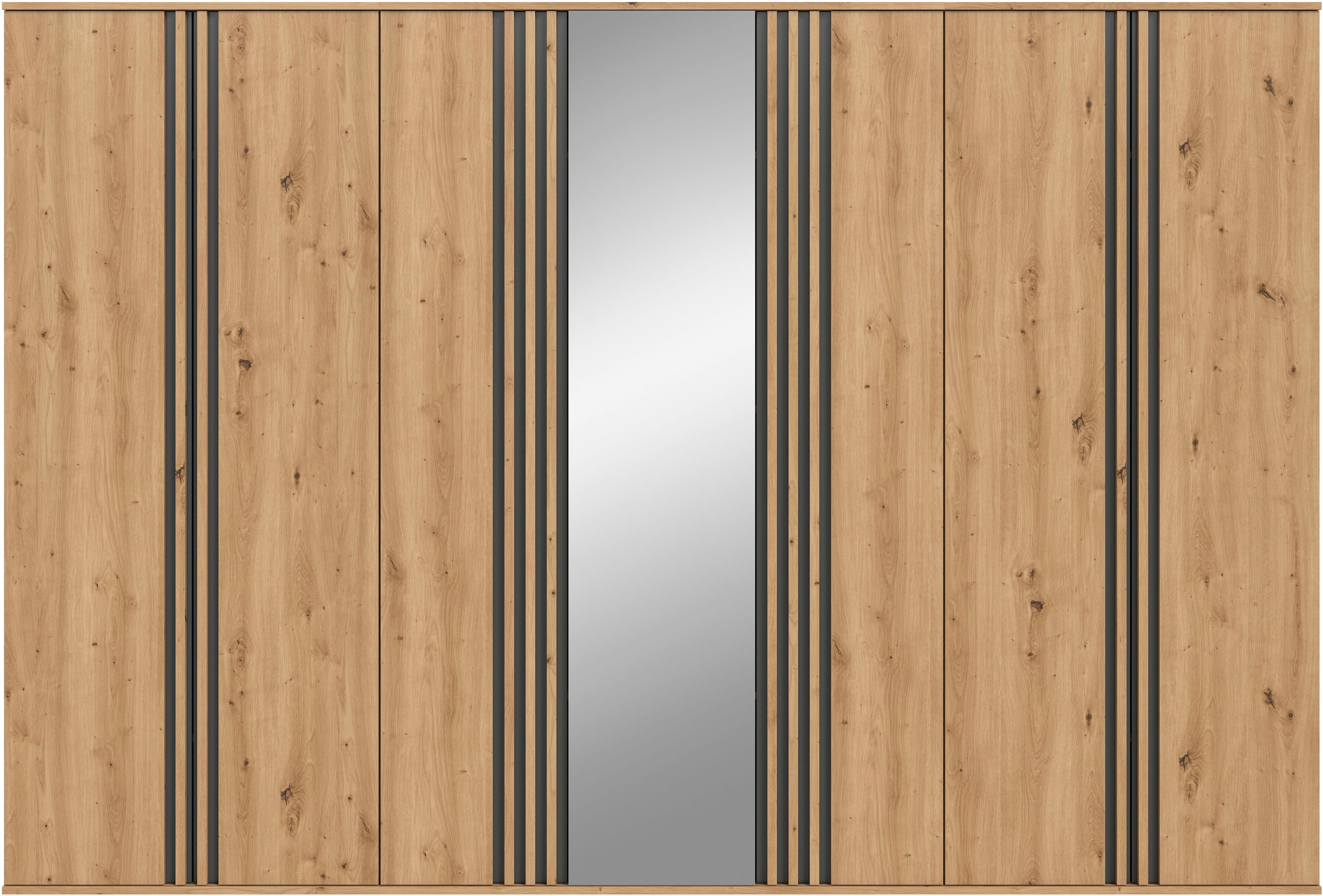 Home affaire Schrank-Set »ALVA, Breite 240 cm, Paneeloptik, Schlafzimmerschrank, Kleiderschrank« wähle den beste Schrank Kombination, individuell platzierbar, 