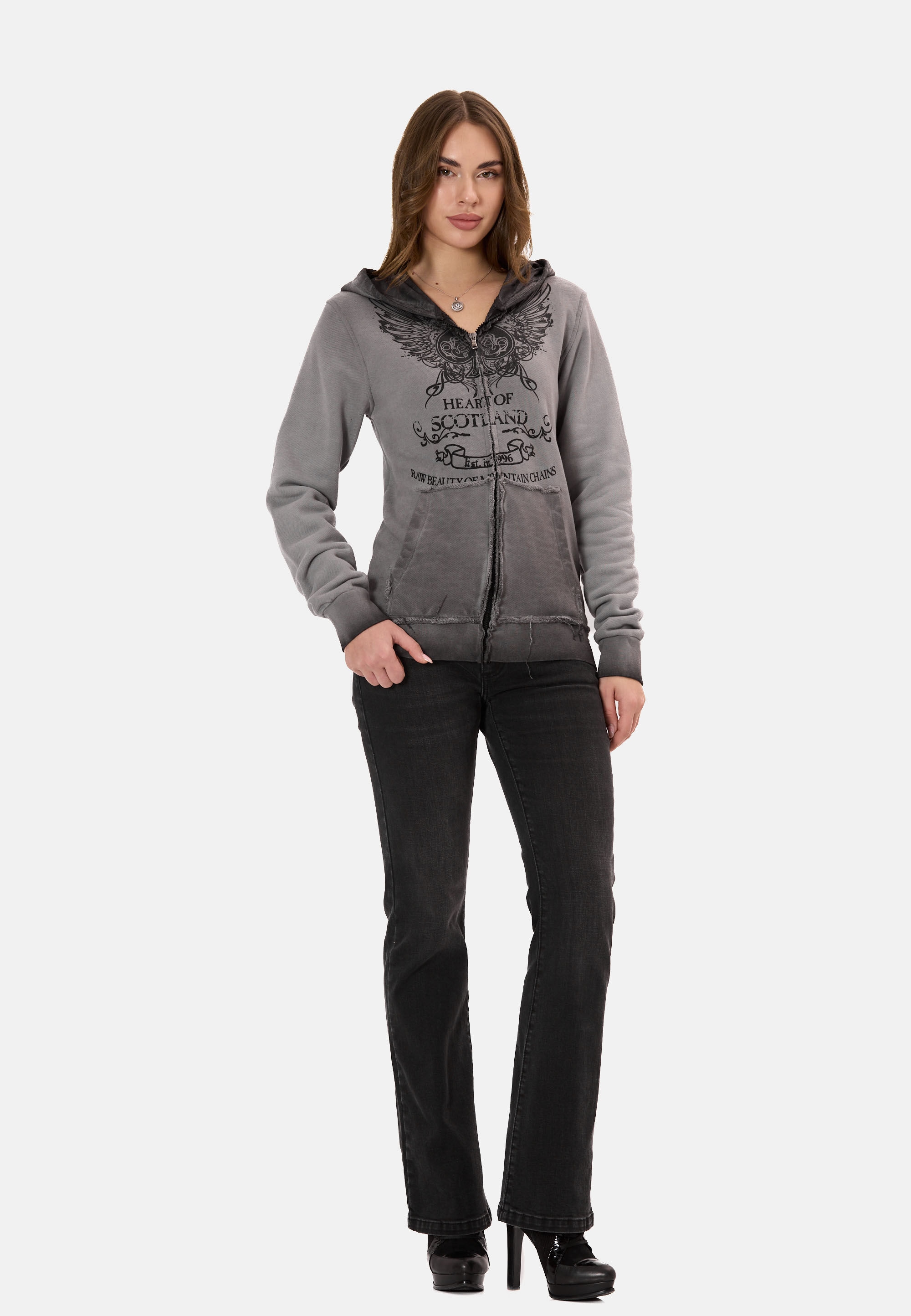 Cipo & Baxx Sweatjacke »WL372« mit Kapuze