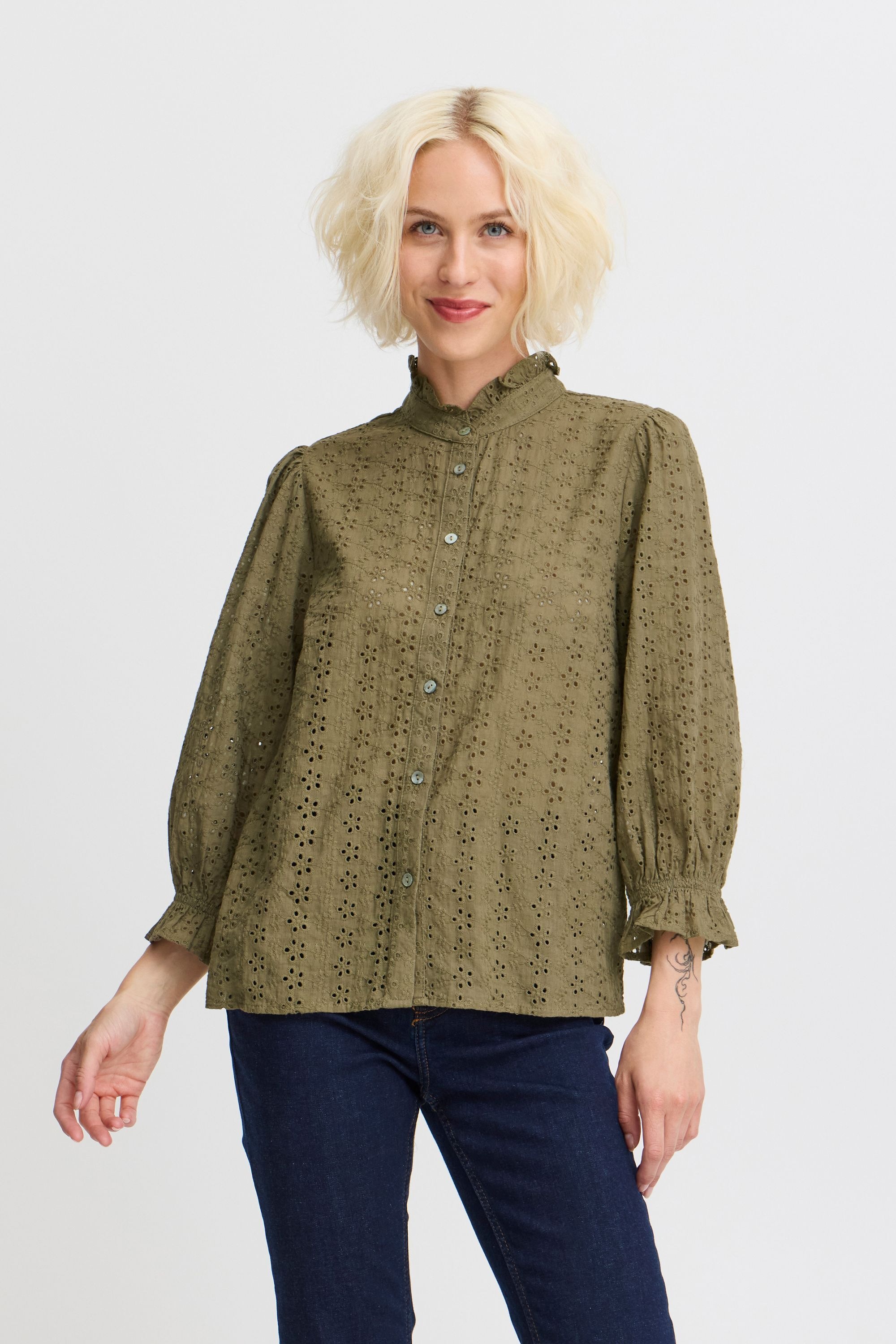 Pulz Jeans Tunika »Kurzarmbluse PZGEOGINA Shirt«