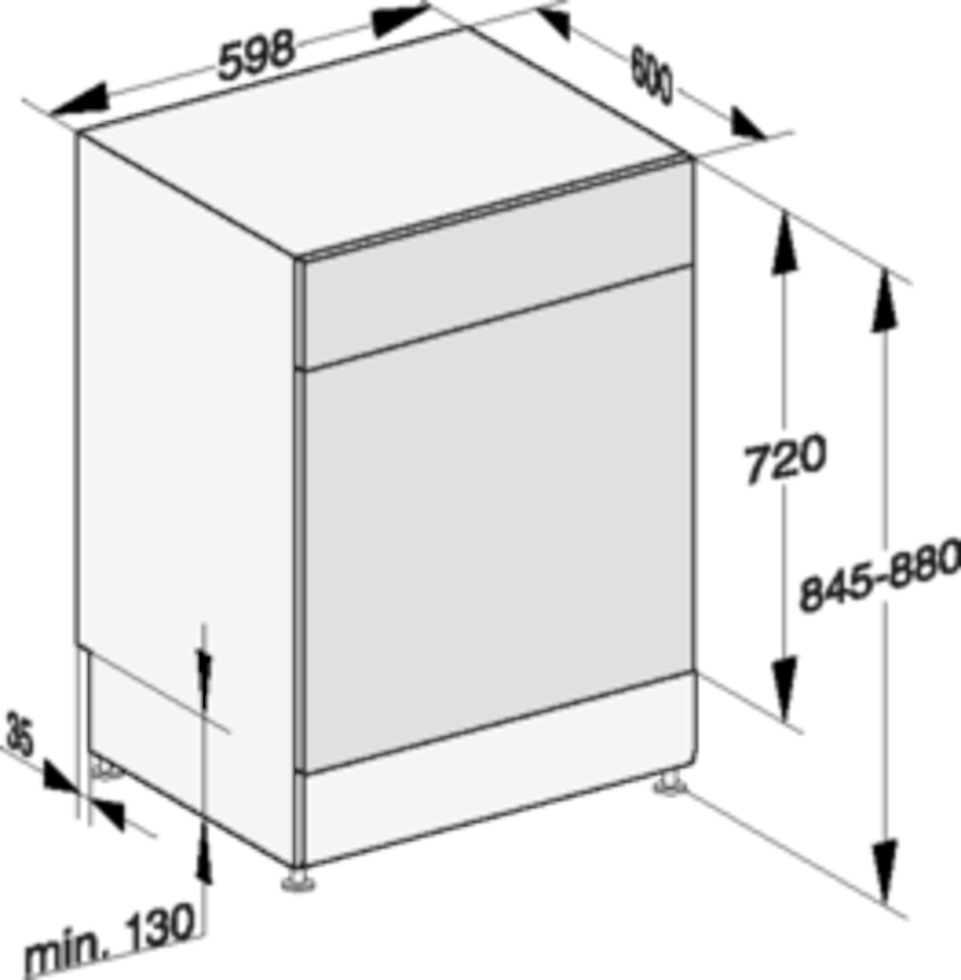 Miele Standgeschirrspüler "G 7210 SC Front", 14 Maßgedecke