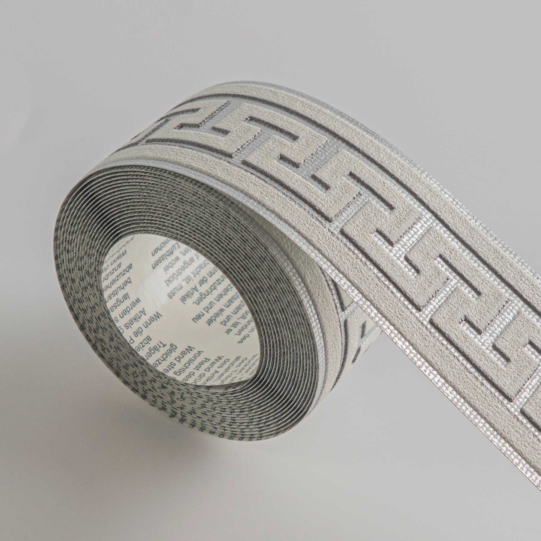 A.S. Création Bordüre »Only Borders« Antikoptik | geometrisch | grafisch aufgeschäumt Bordüre Grafik Metallic geometrisch Mäander selbstklebend modern Optik