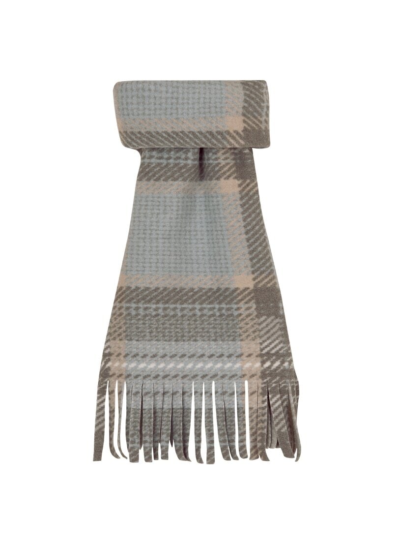 Fleeceschal Trigema BAUR | online Fleece-Schal mit Karo-Muster« kaufen »TRIGEMA