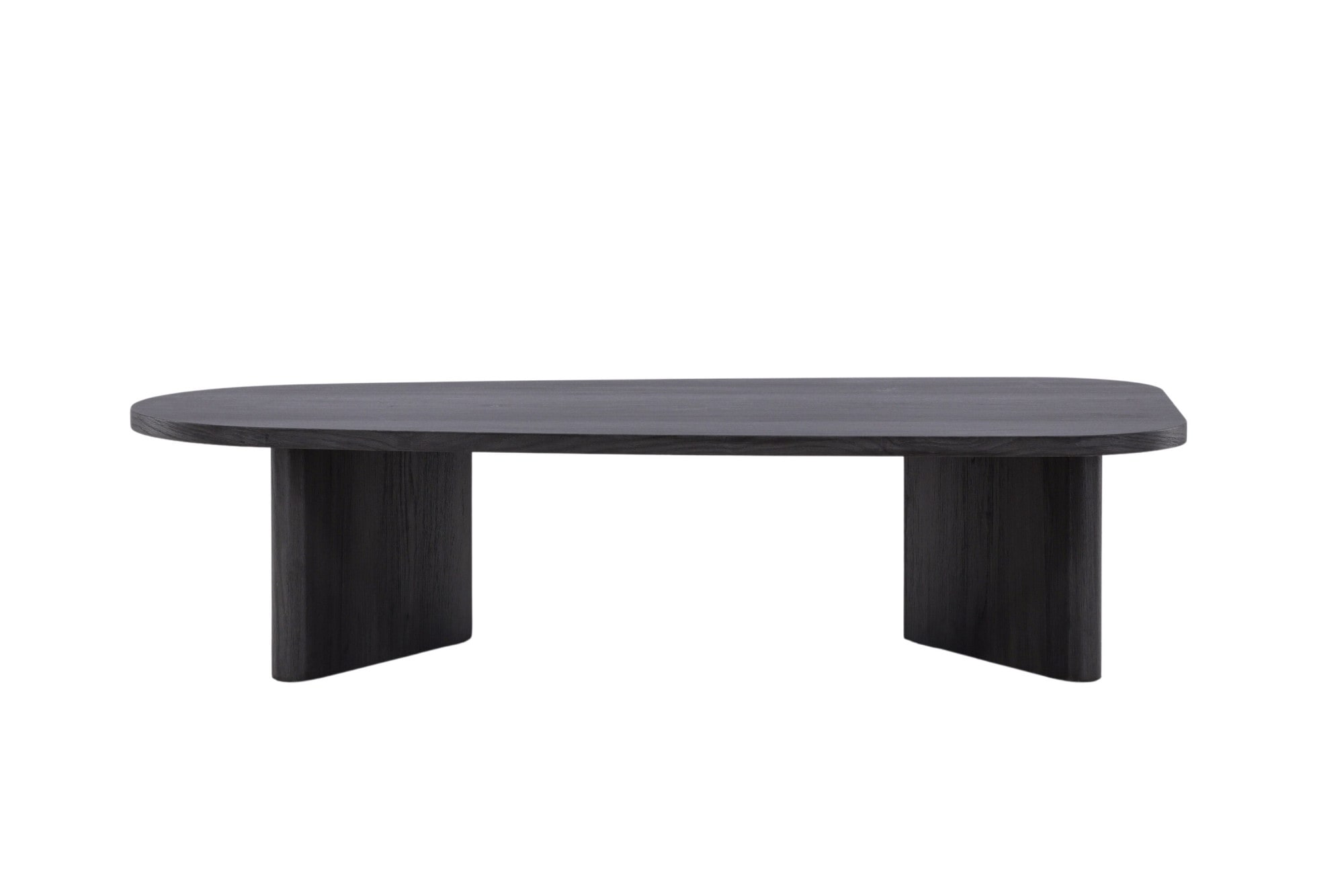 Venture Home Couchtisch Sofatisch, MDF, oval, flach, großzügig, modern