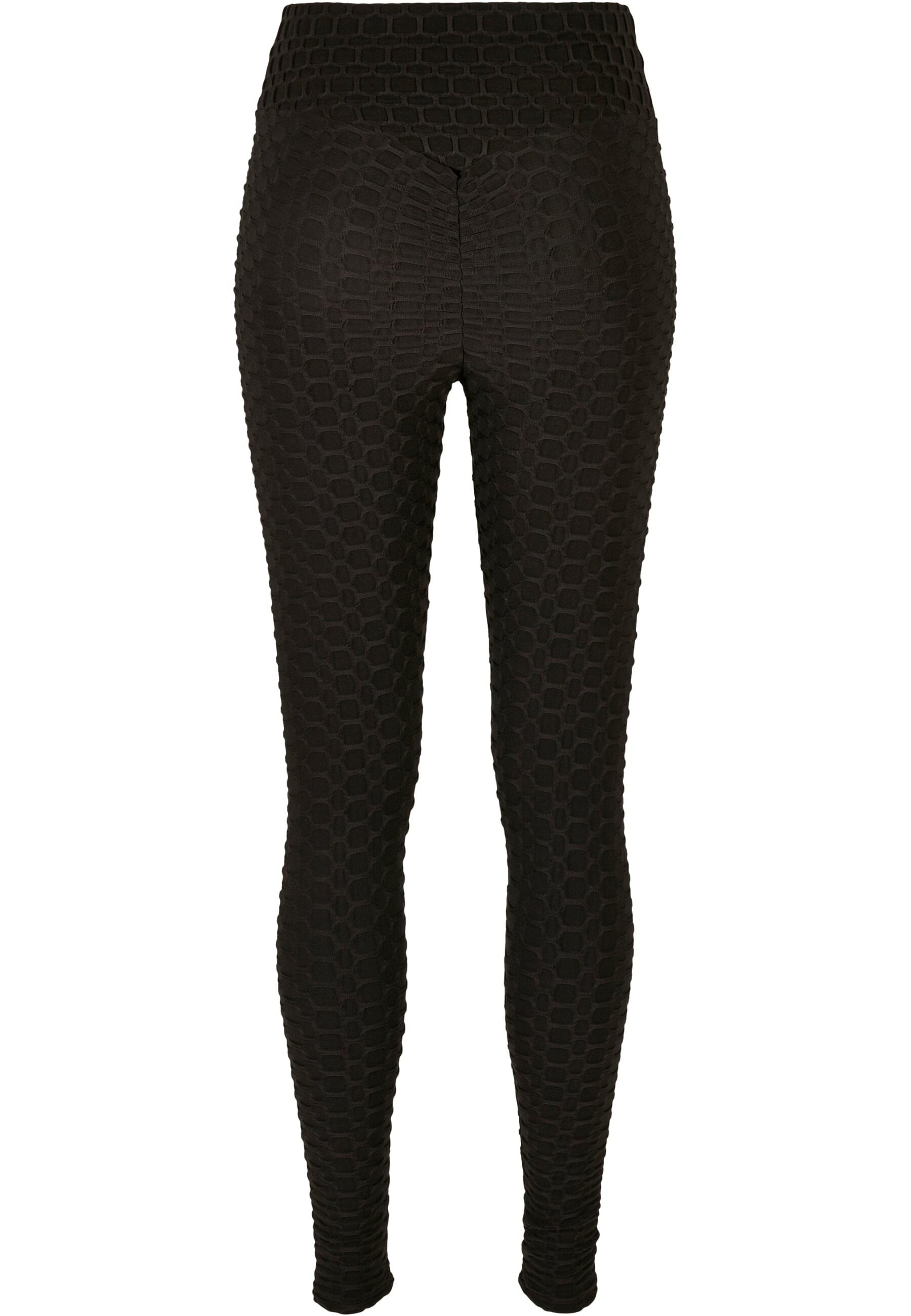 URBAN CLASSICS Leggings »Urban Classics Damen Ladies High Waist Honeycomb Leggings«, (1 tlg.)