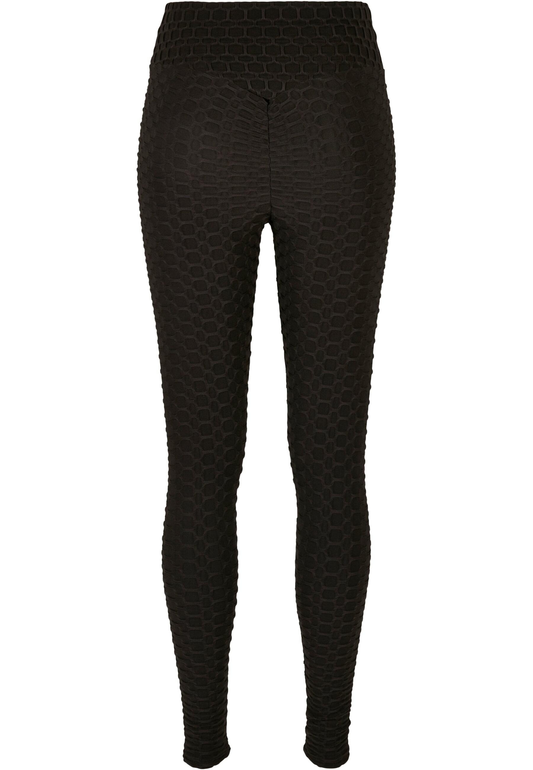 URBAN CLASSICS Leggings "Urban Classics Damen Ladies High Waist Honeycomb L günstig online kaufen