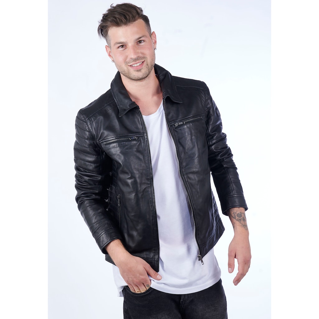 Bruno Banani Lederjacke »William«