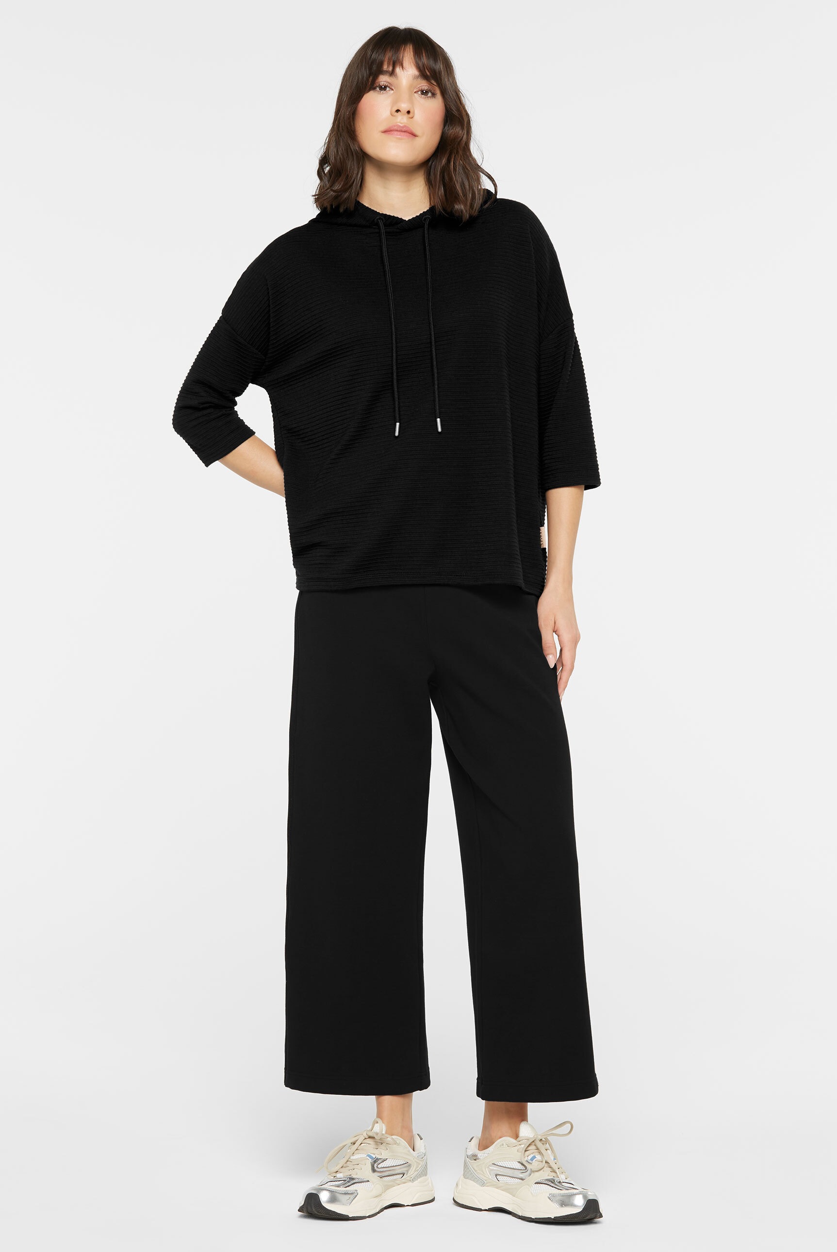 SENSES.THE LABEL Kapuzensweatshirt, mit überschnittenen Schultern