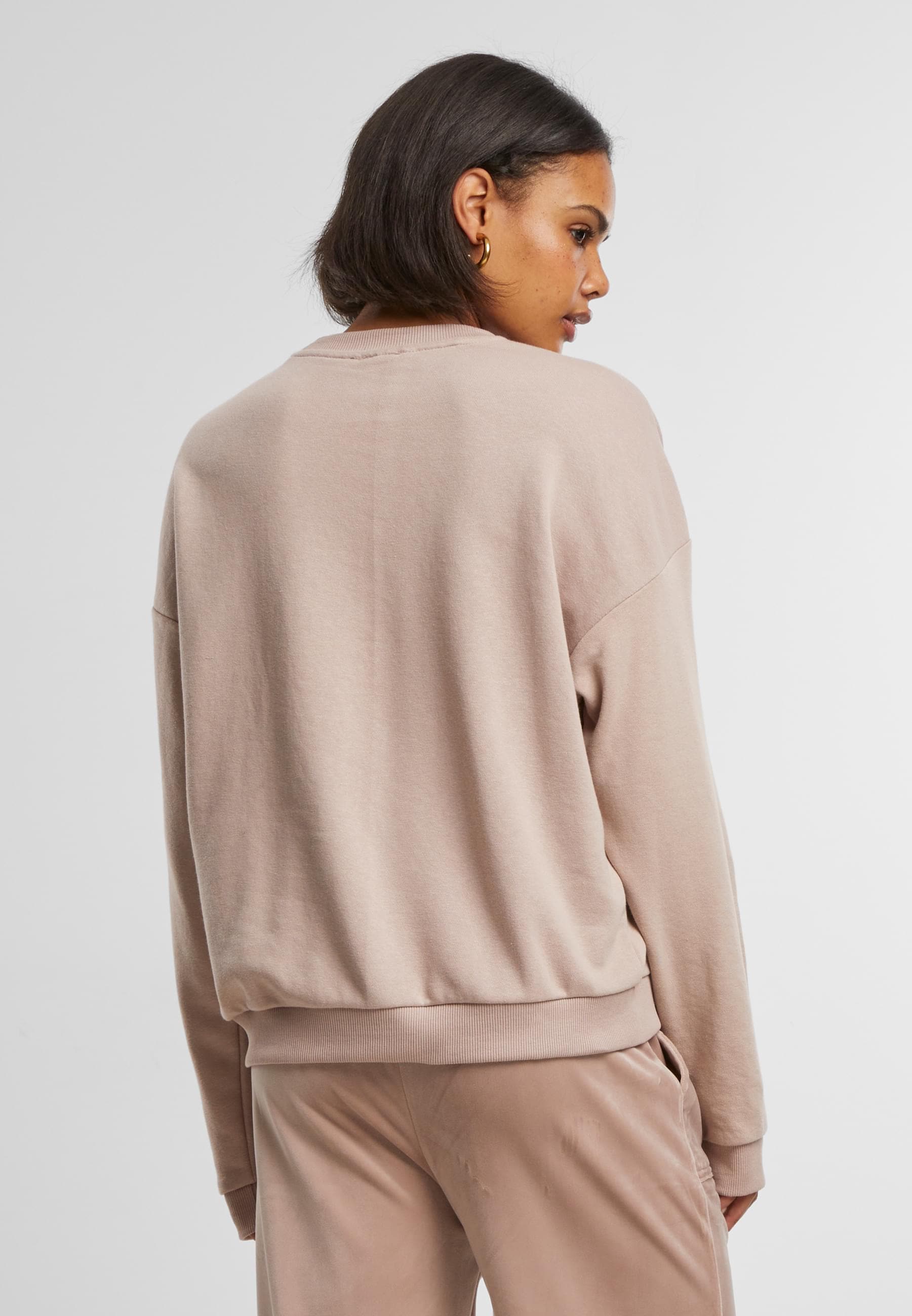 URBAN CLASSICS Sweater »Urban Classics Damen Ladies Oversized Light Terry Crewneck«