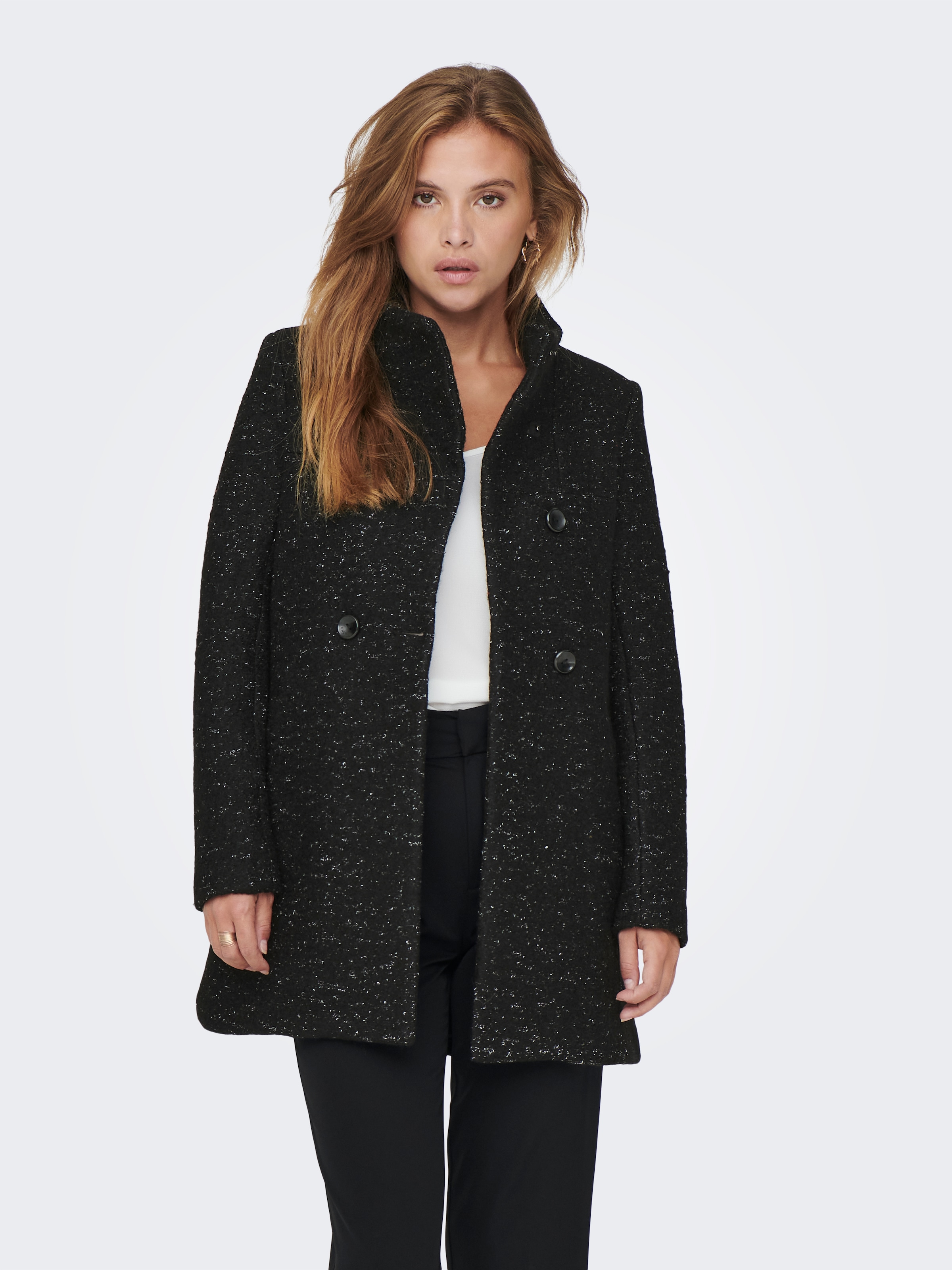 ONLY "ONLNEWSOPHIA WOOL COAT OTW CC" Materialmix günstig online kaufen