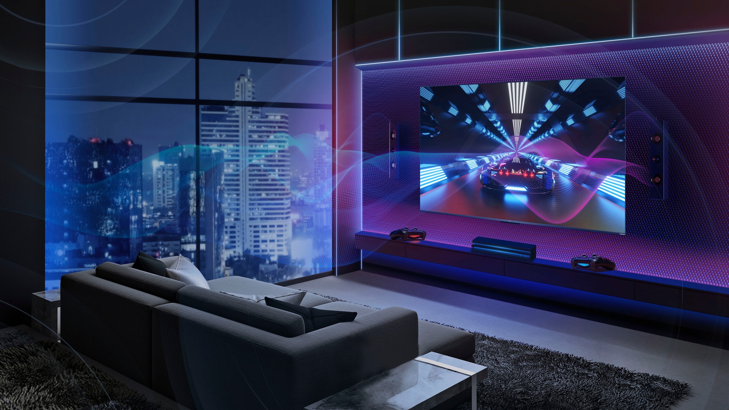 TCL QLED-Fernseher »65C731X1«, 4K Ultra HD, Smart-TV-Google TV, 4K HDR Pro, Dolby Atmos, HDMI 2.1, Metallgehäuse, ONKYO-Sound