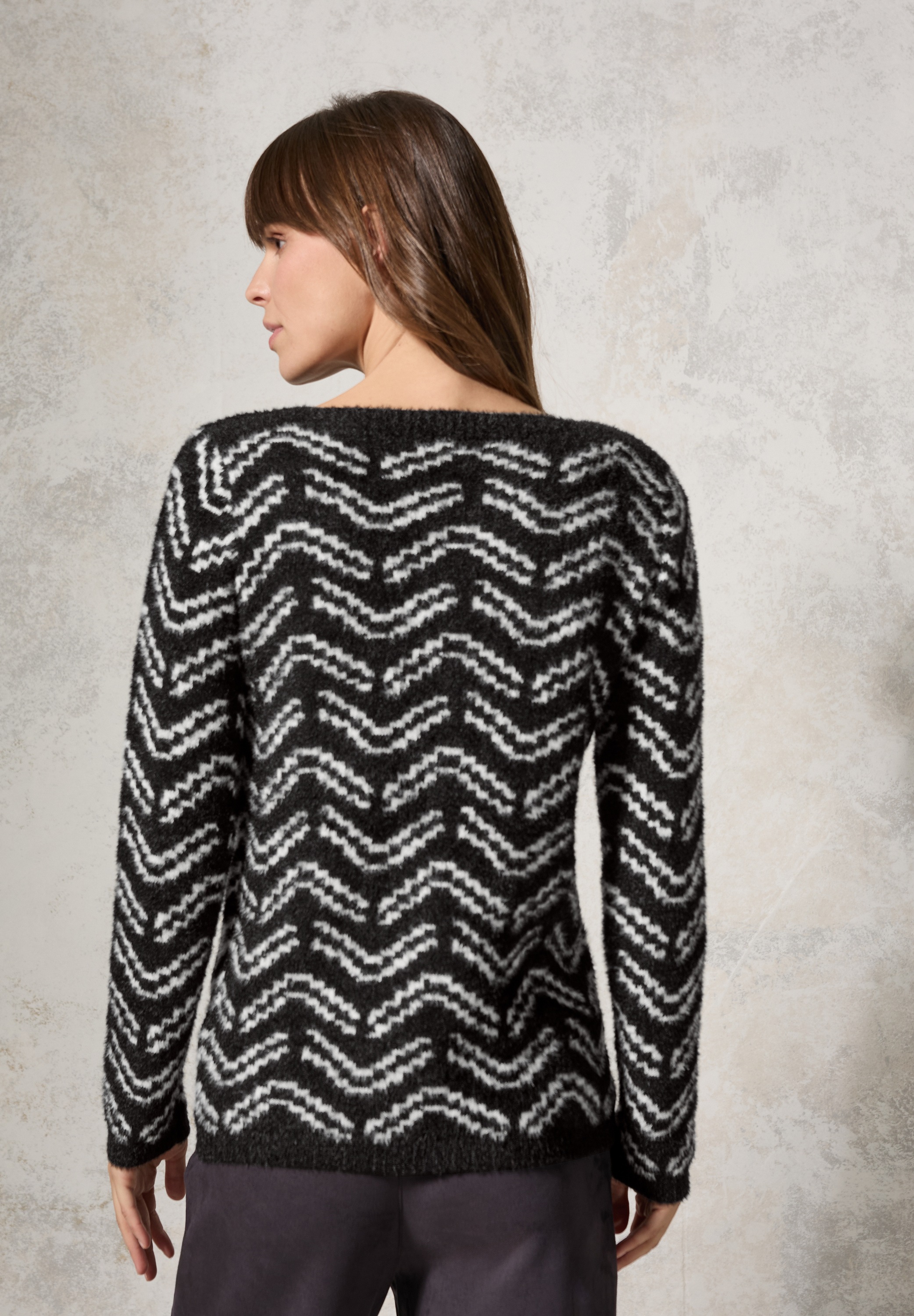 Cecil Strickpullover, mit grafischem Muster