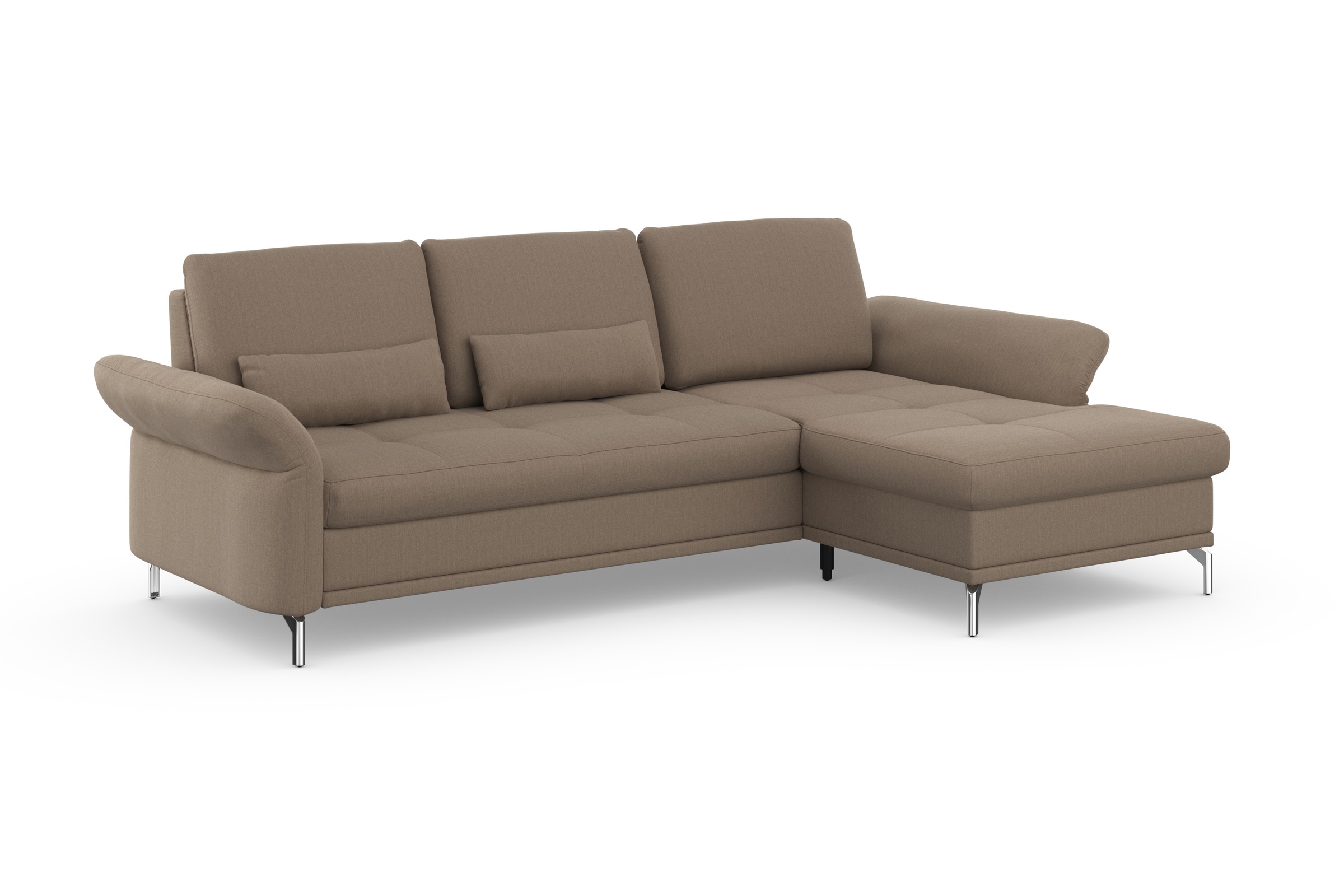 Home affaire Ecksofa "Palm Beach L-Form" Federkern, mit Sitztiefenverstellu günstig online kaufen