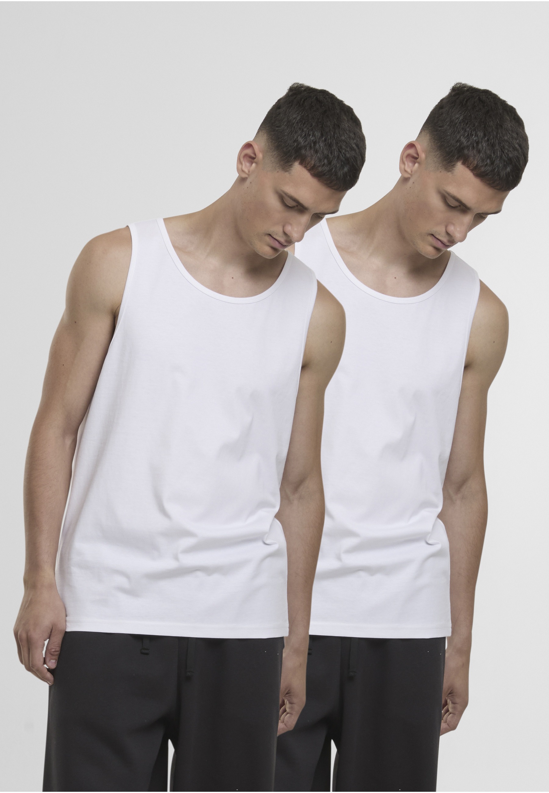 URBAN CLASSICS Tanktop »Urban Classics Jersey Loose Tank 2-Pack« 1 Stk.