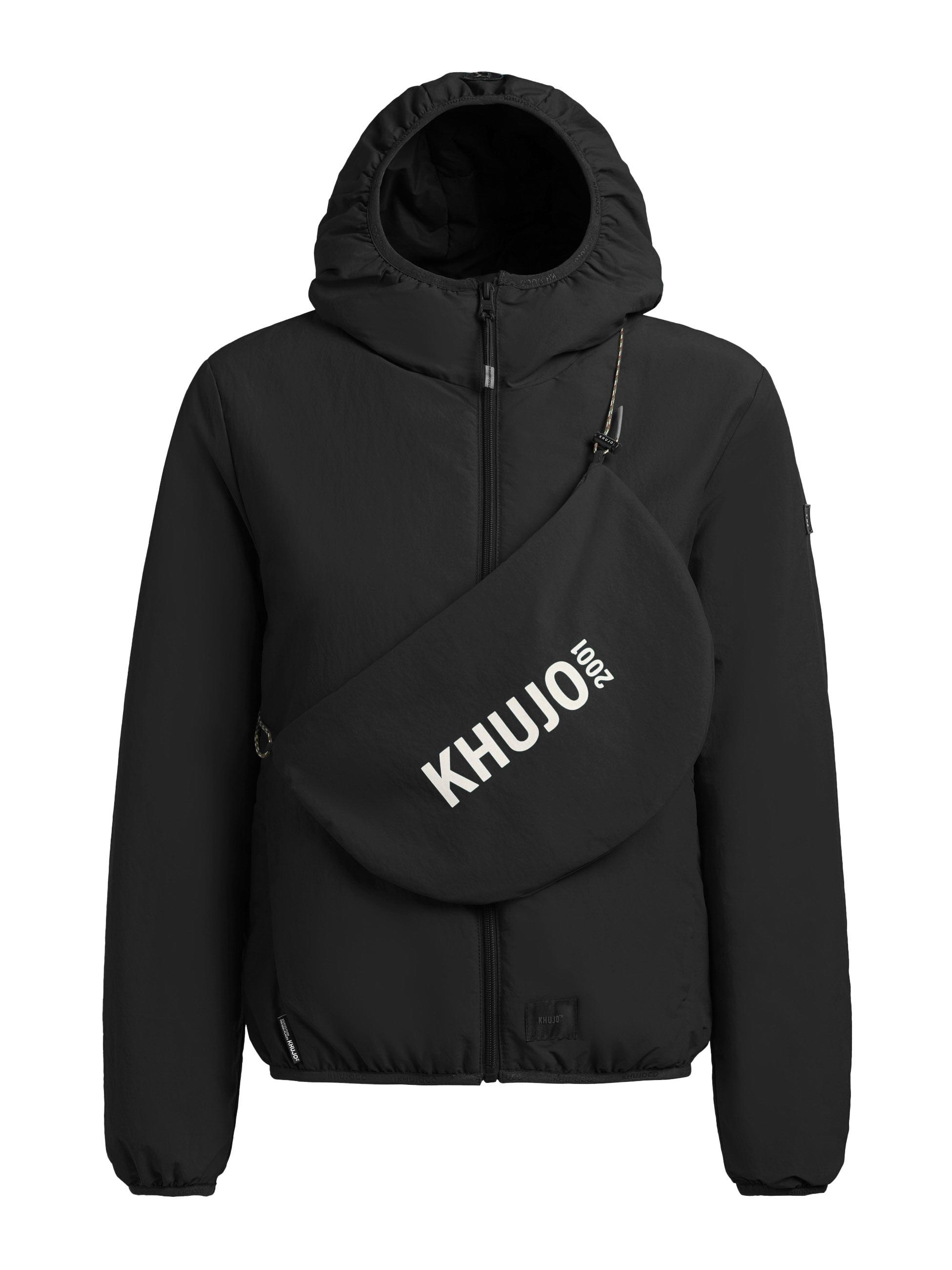 khujo Outdoorjacke »Shelly2« 2 Stk. tlg. mit Kapuze packbare Damen Übergangsjacke mit Tasche