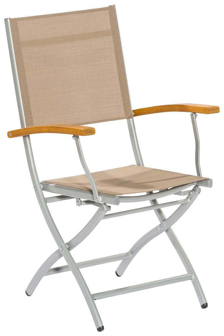 MERXX Gartensessel "Naxos" Set, 2 Stk. tlg. 2er Set, Eukalyptusholz/Textil, günstig online kaufen