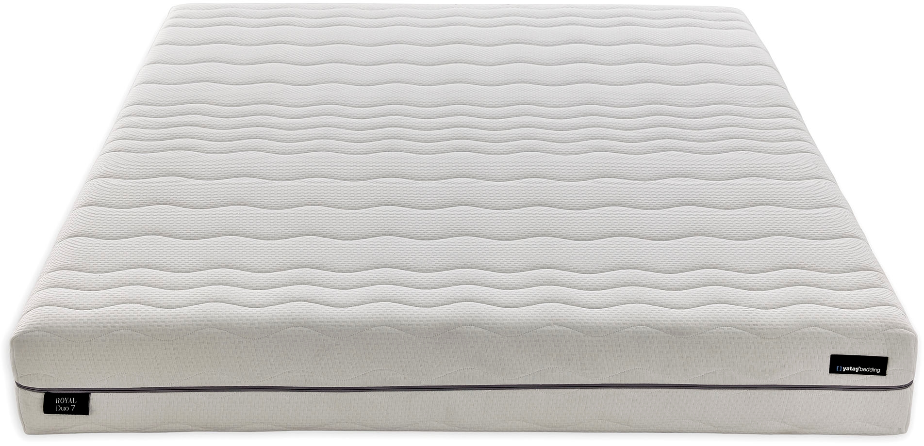 Yatas Bedding Taschenfederkernmatratze »Royal Duo 7, Matratze 90x200, 140x200 cm & weitere Größen«, 22 cm hoch, Raumgewicht: 28 kg/m³, 403 Federn, (1 St.), H2 / H3, Wendematratze, ergonomisch, atmungsaktiv