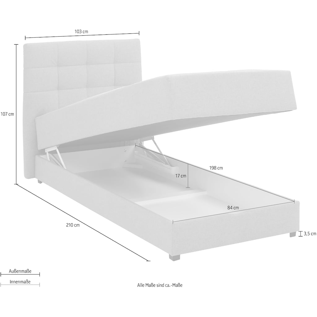 Lüttenhütt Boxbett »Mieke«