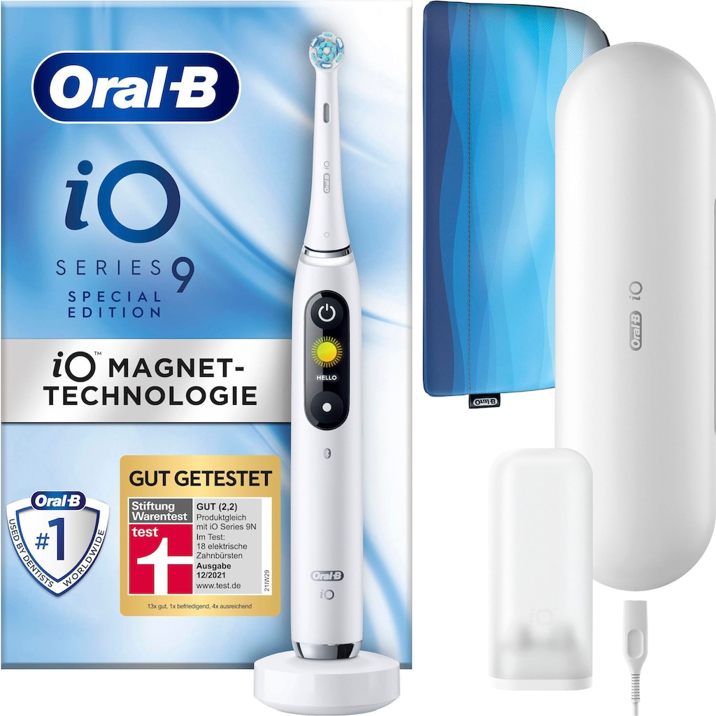Oral B Elektrische Zahnbürste »iO Series 9« 1 St. Aufsteckbürsten mit Reiseetui