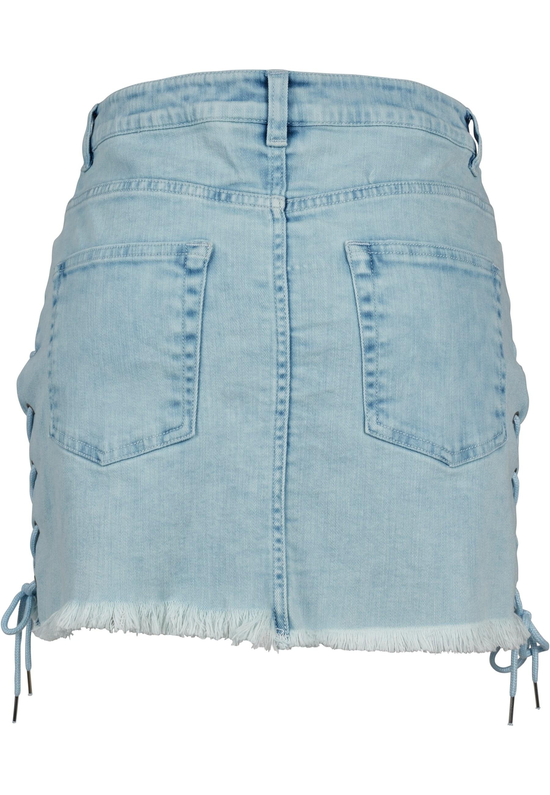 Urban Classics Damen Rock Denim Lace Up Skirt günstig online kaufen