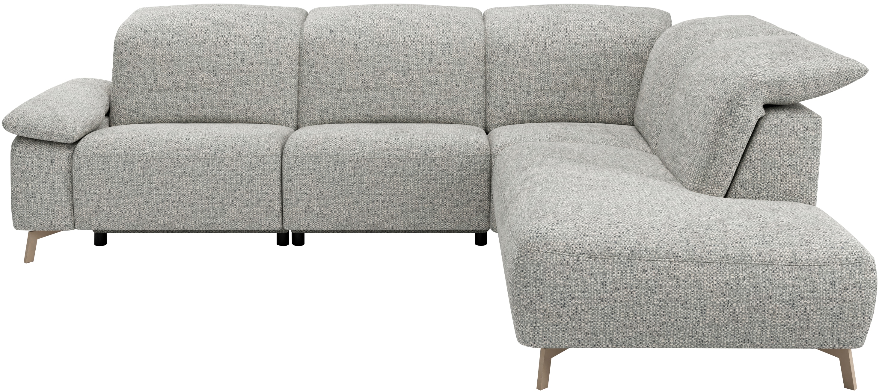 Musterring Ecksofa "MR 370, intelligenter Komfort im modernen Design" Optionale Relaxfunktion, flexible Kopfteile & klappbare Armlehnen
