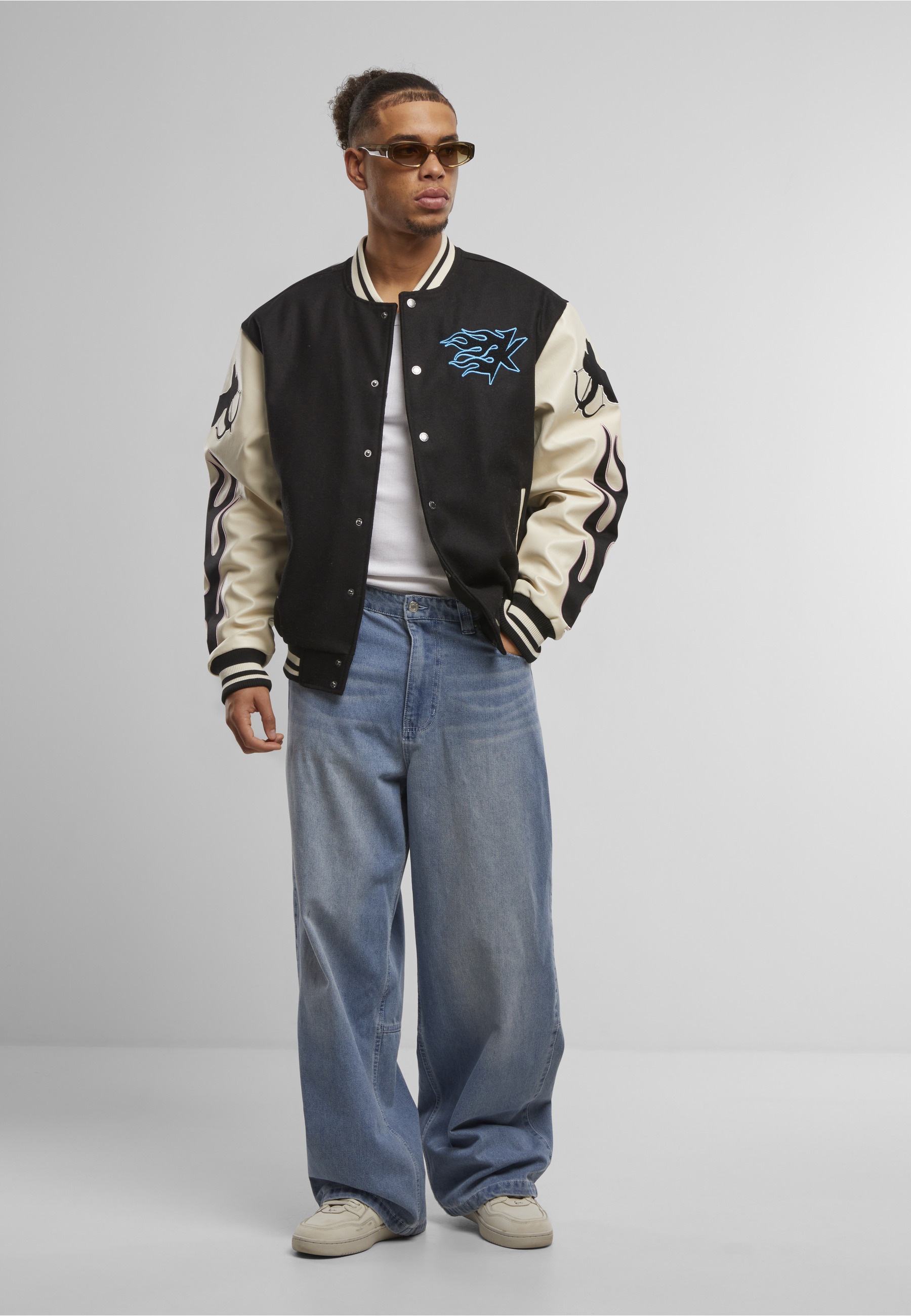 Karl Kani Collegejacke »Karl Kani Kani Amor Flames College Jacket« 1 Stk. tlg. ohne Kapuze