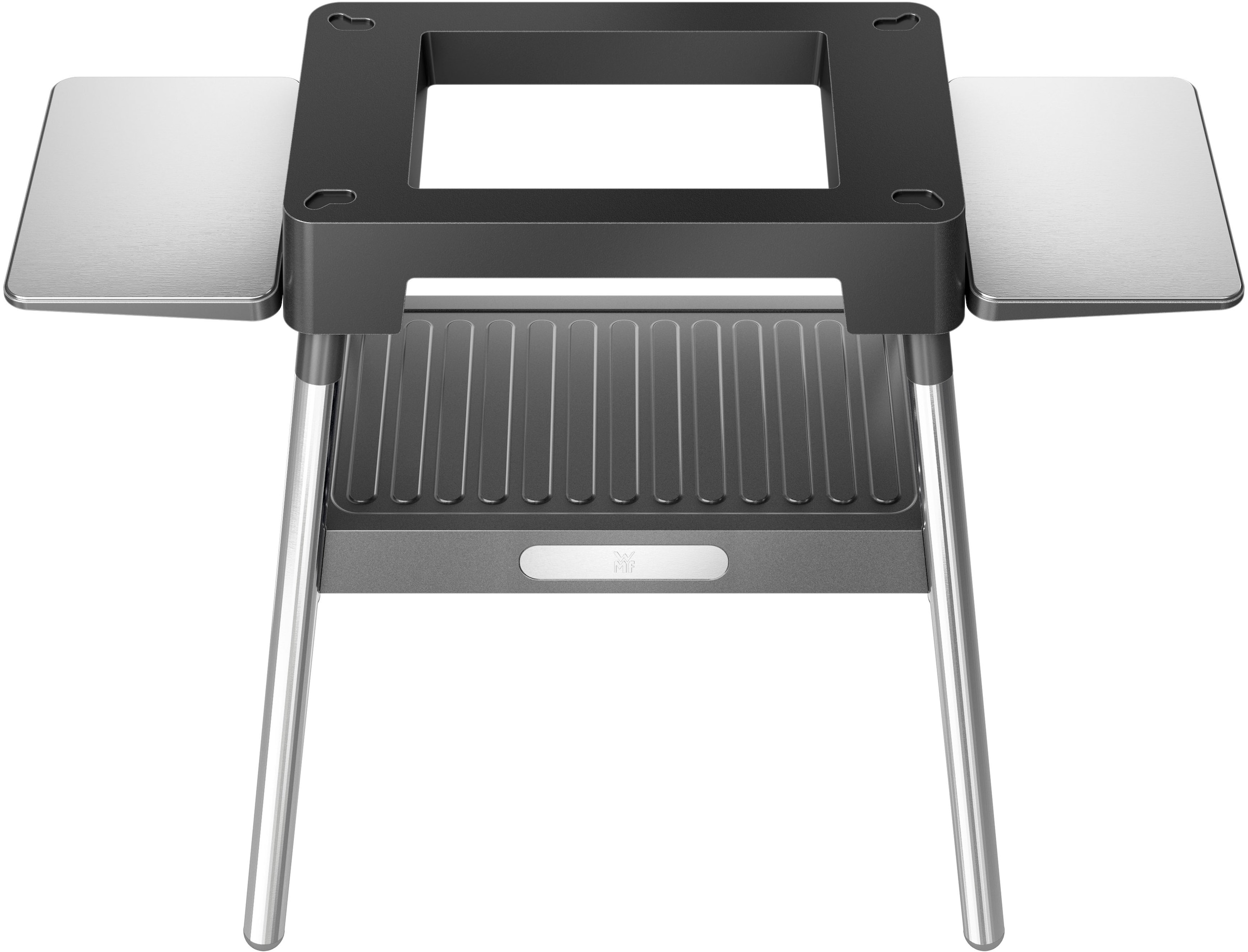 WMF Standgrill »Standfuß 0415890011 Lono Master«, stabil, kompakt, Premium-Design, hochwertiger Cromargan Edelstahl