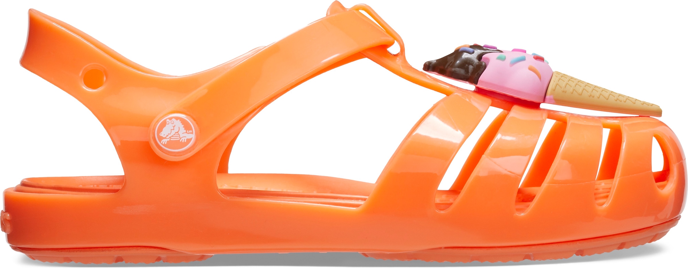 Crocs Badeschuh »Isabella Sandal T«, mit verstellbaren Schnallen