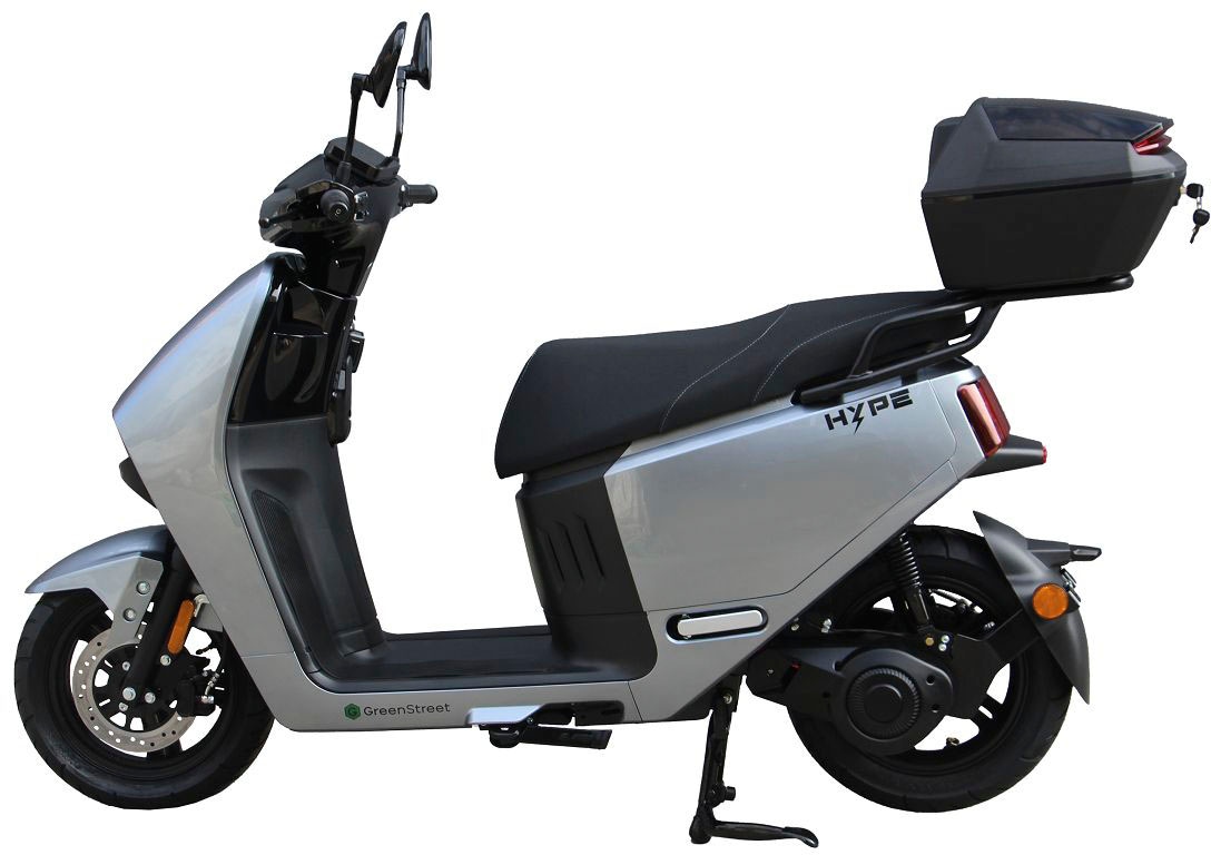 GreenStreet E-Motorroller »HYPE 3000 W 85 km/h inkl. Topcase«, Inkl. Topcase