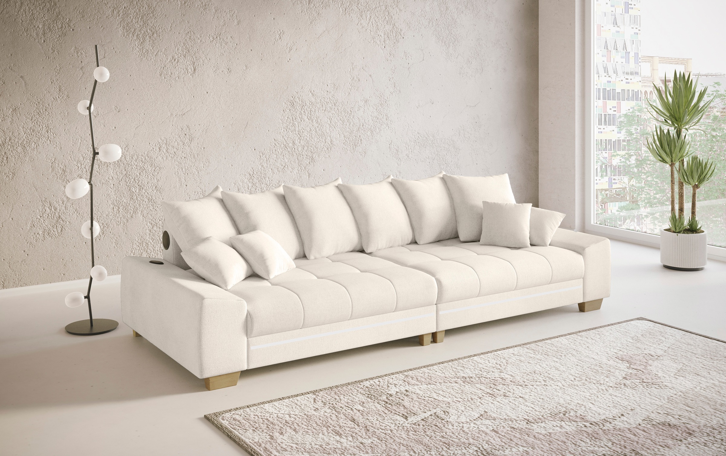 Mr. Couch Big-Sofa "Nikita II" RGB-LED, Bluetooth-Soundsystem, wahlweise mi günstig online kaufen