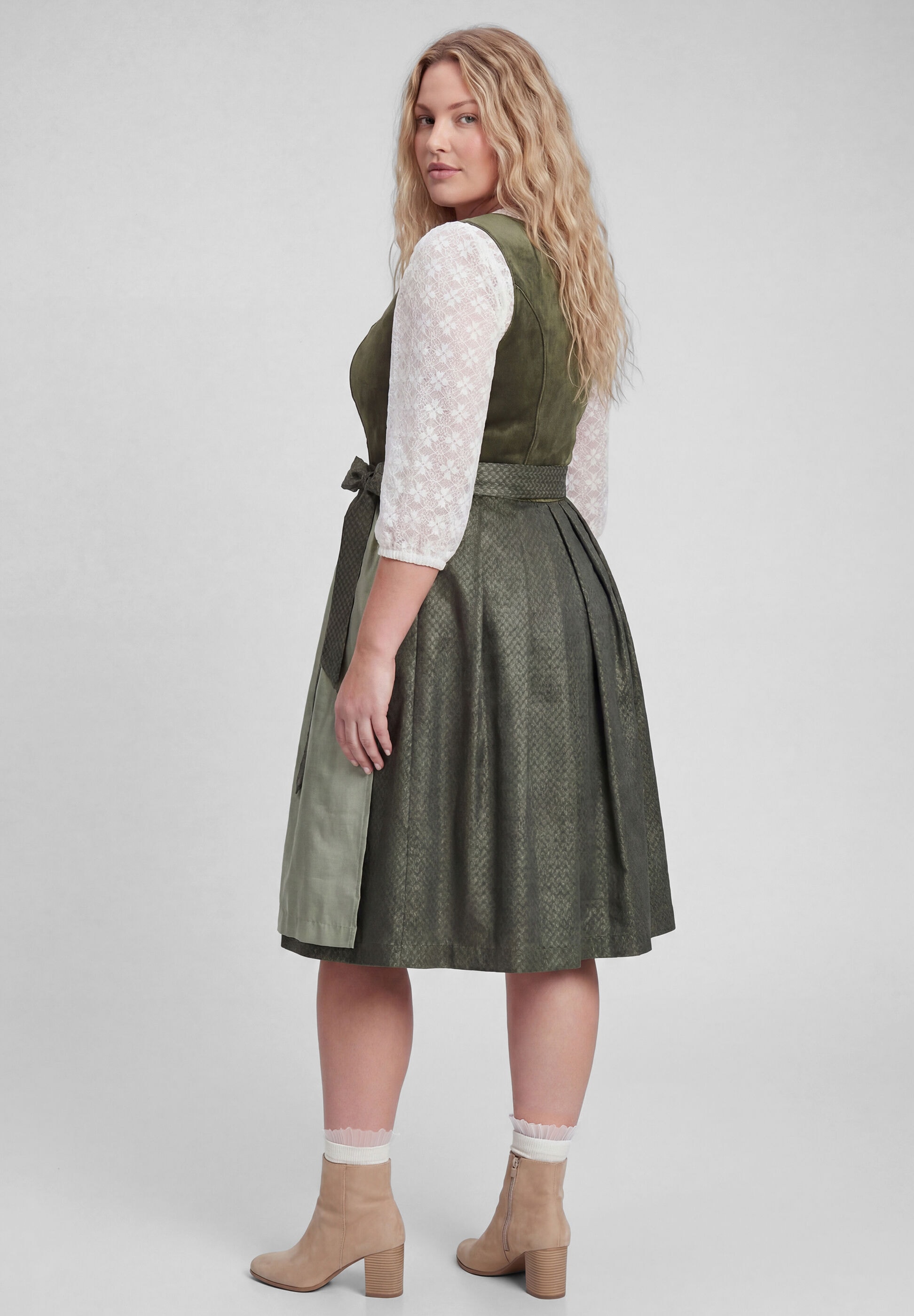 Spieth & Wensky Dirndl »Kathi« mit dekorativer Schürze