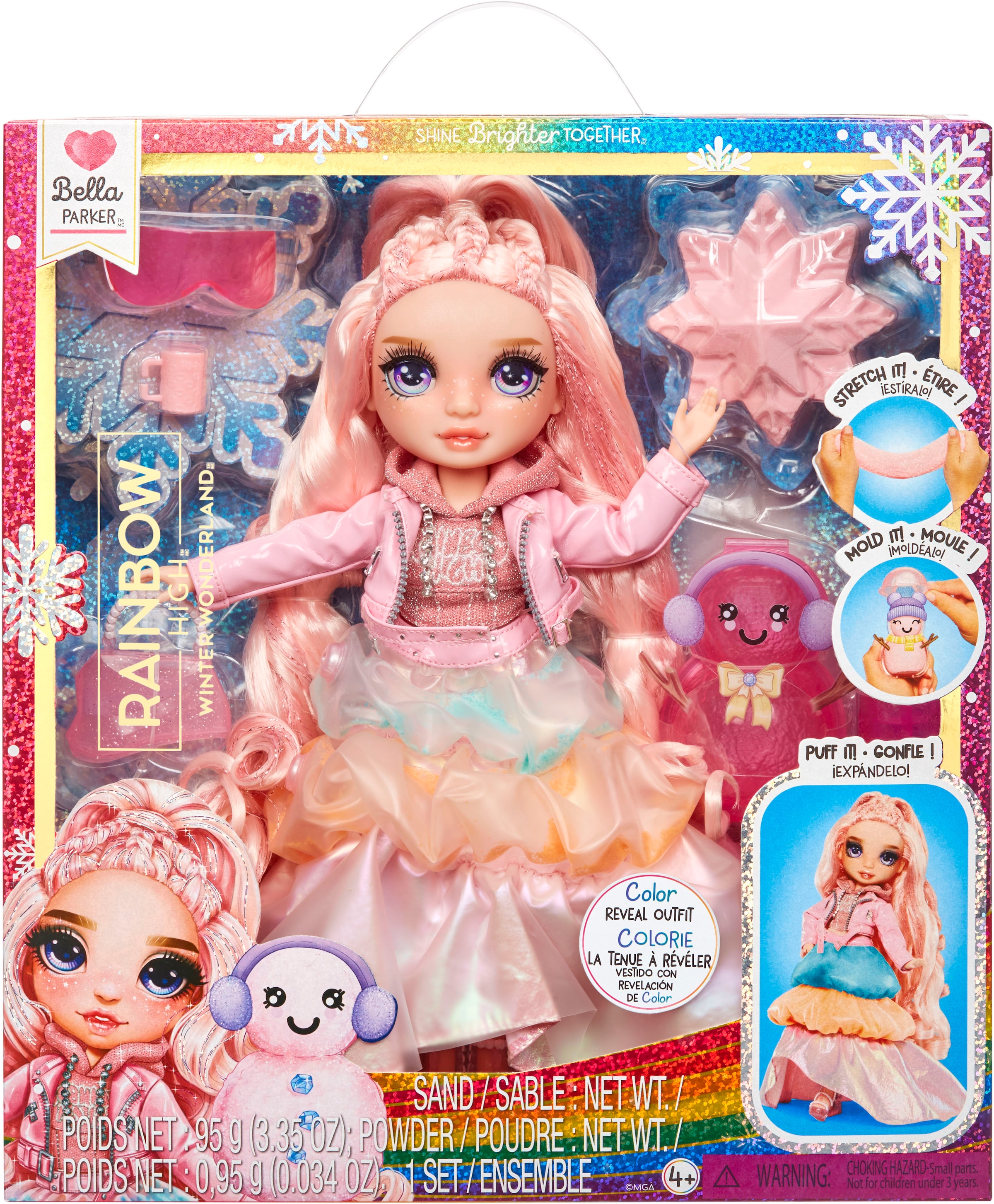 RAINBOW HIGH Anziehpuppe »Winter Wonderland Doll - Bella (Pink)«