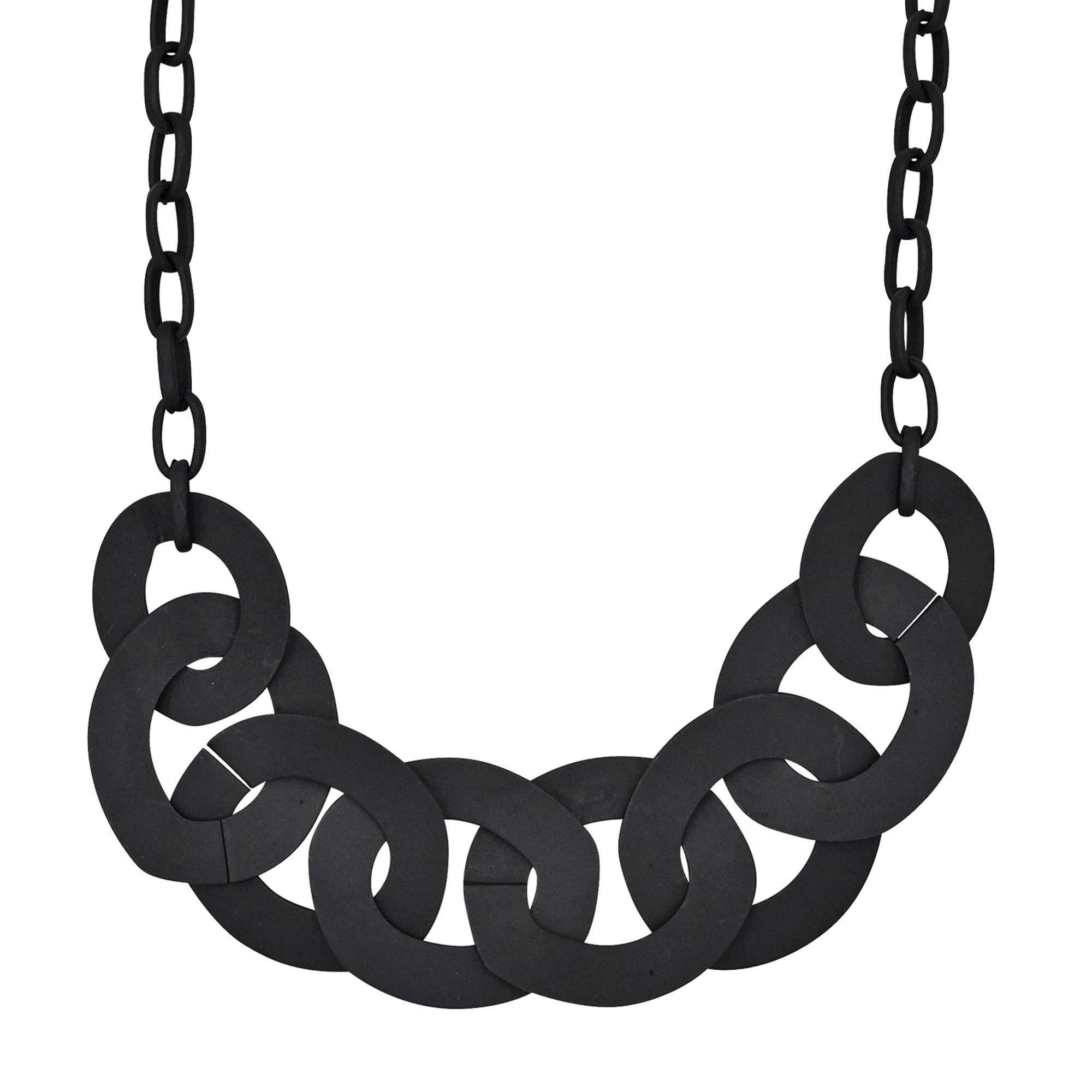 Collierkettchen »Metallcollier schwarz matt«