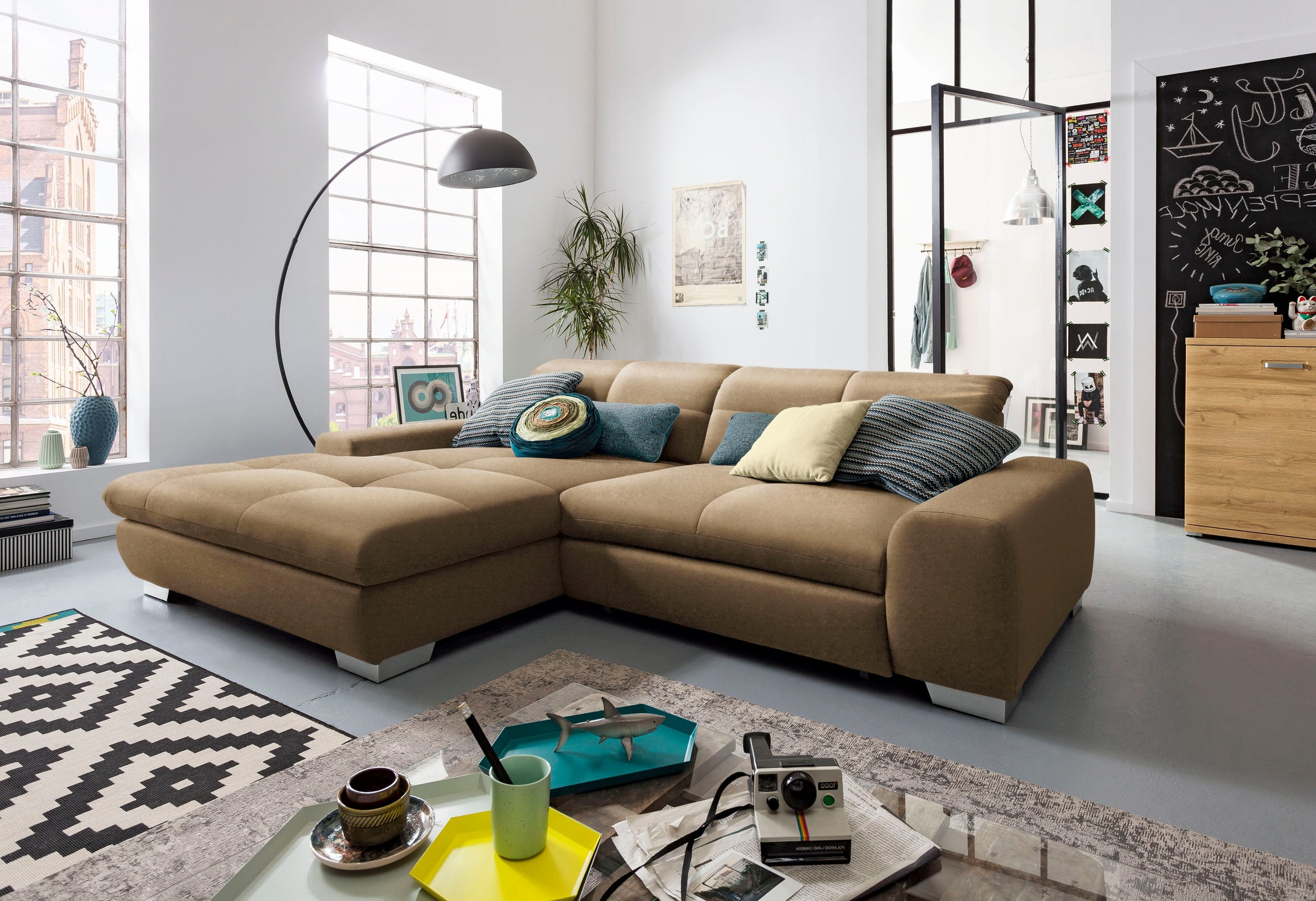 set one by Musterring Ecksofa "SO 1200 inkl. Sitztiefen- & Rückenverstellun günstig online kaufen